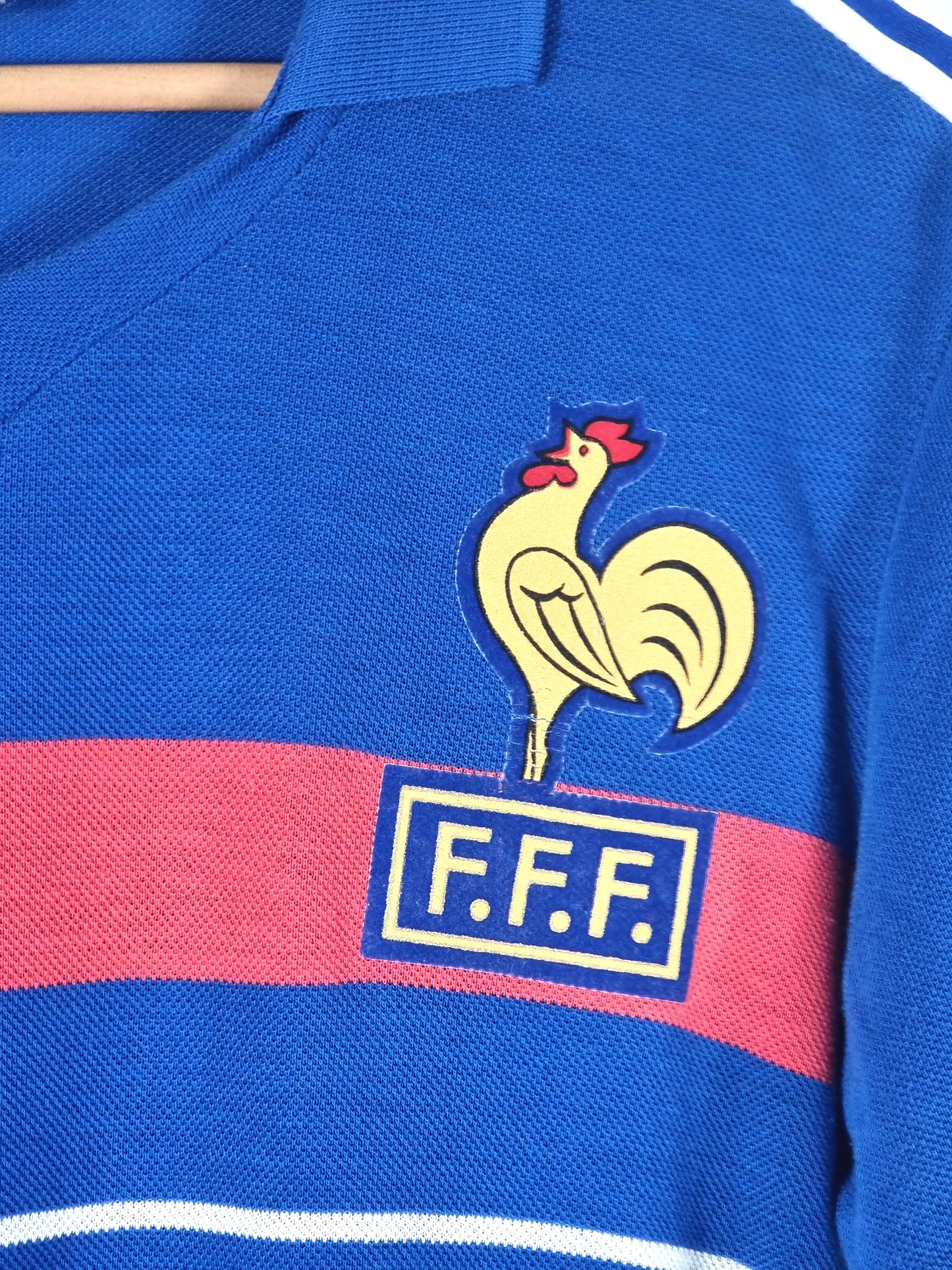 Adidas France 1984/85 Home Shirt Large