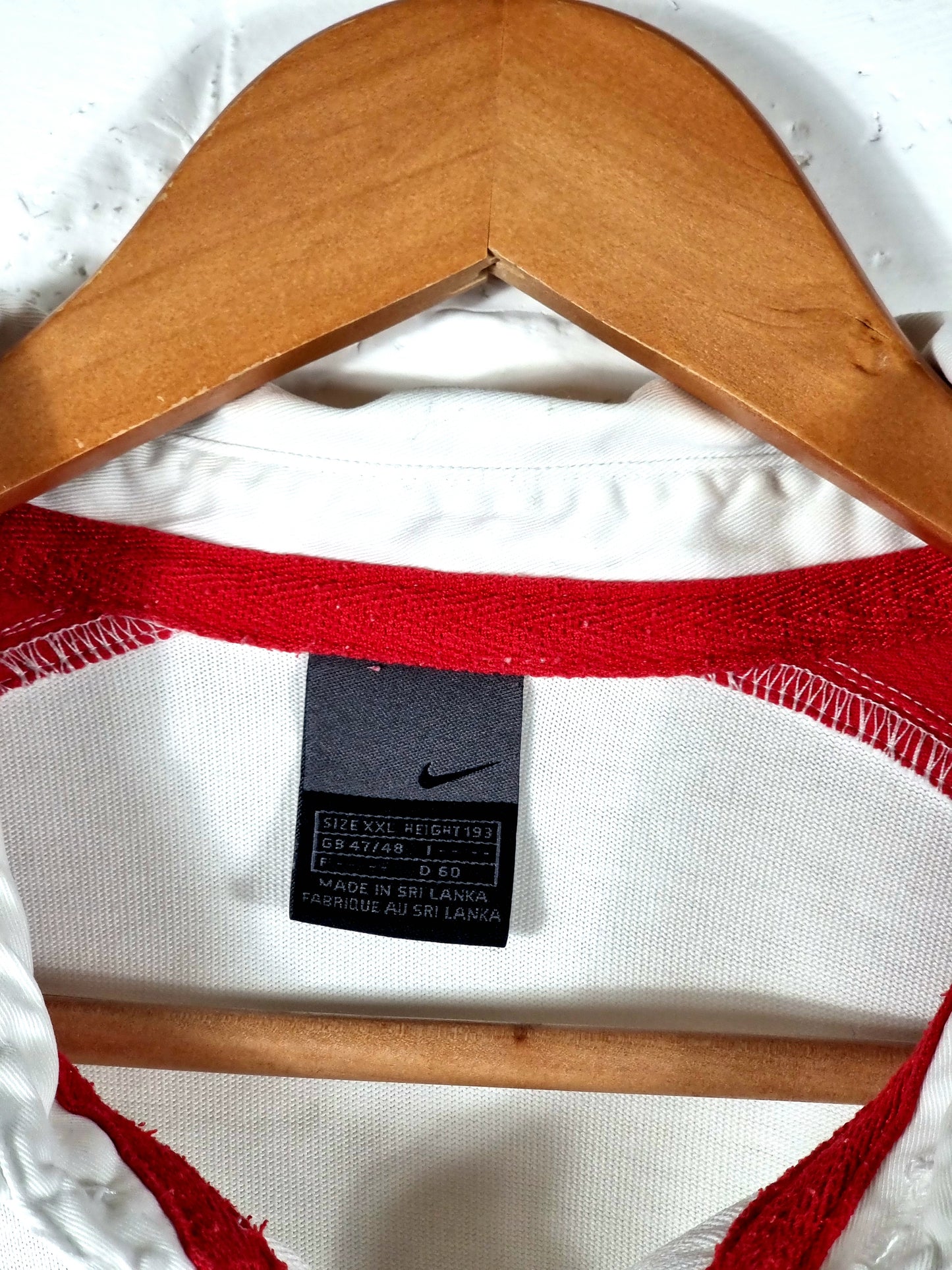 Nike England 2003 'World Cup Champions' Long Sleeve Home Rugby Shirt XXL