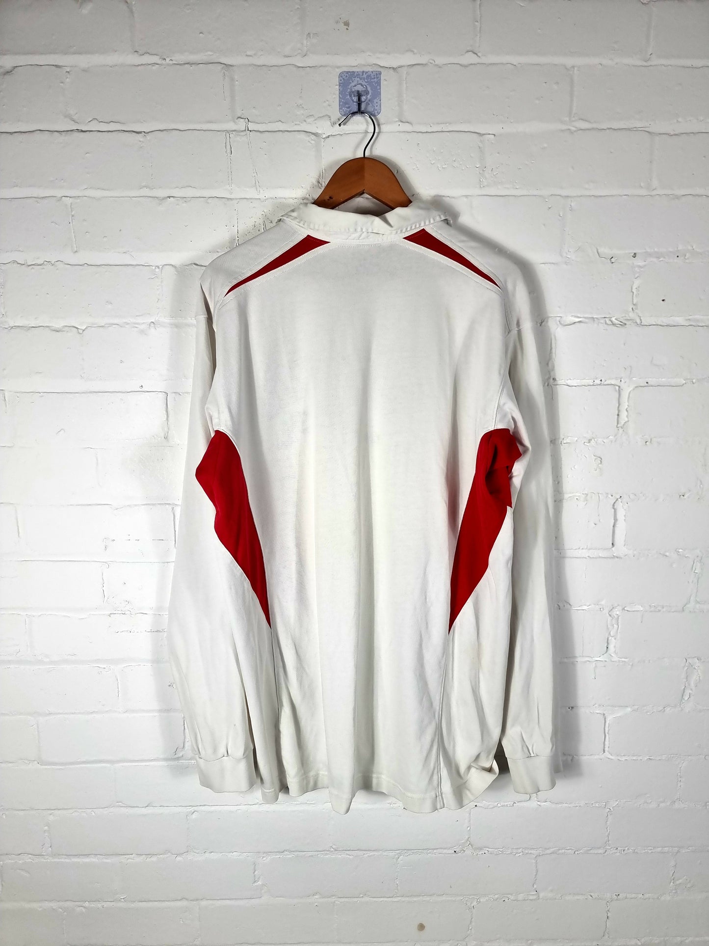 Nike England 2003 'World Cup Champions' Long Sleeve Home Rugby Shirt XXL