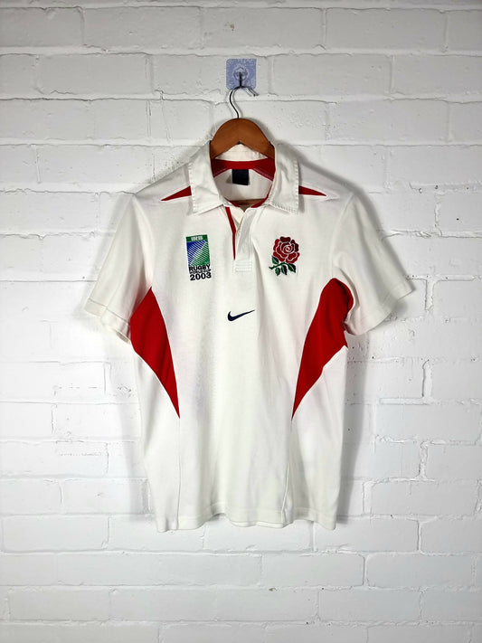 Nike England 2003 Rugby World Cup Home Rugby Shirt Medium