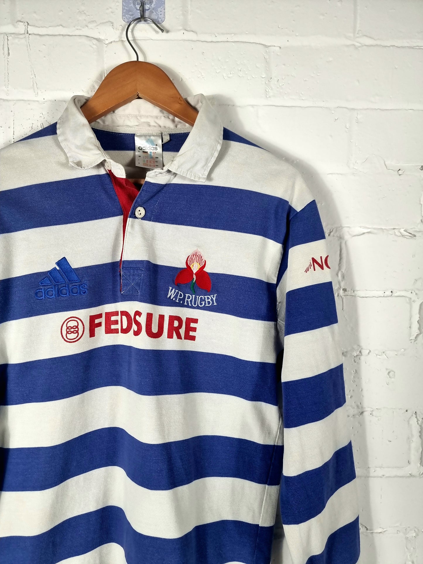 Adidas Western Province 2000/2001 Long Sleeve Rugby Shirt Medium