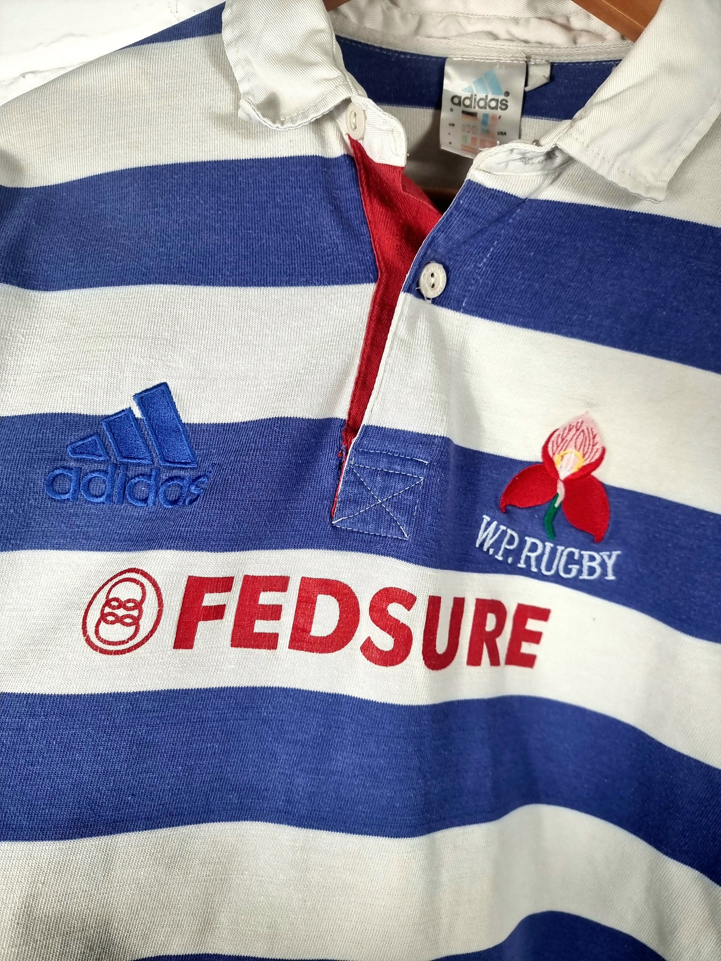 Adidas Western Province 2000/2001 Long Sleeve Rugby Shirt Medium