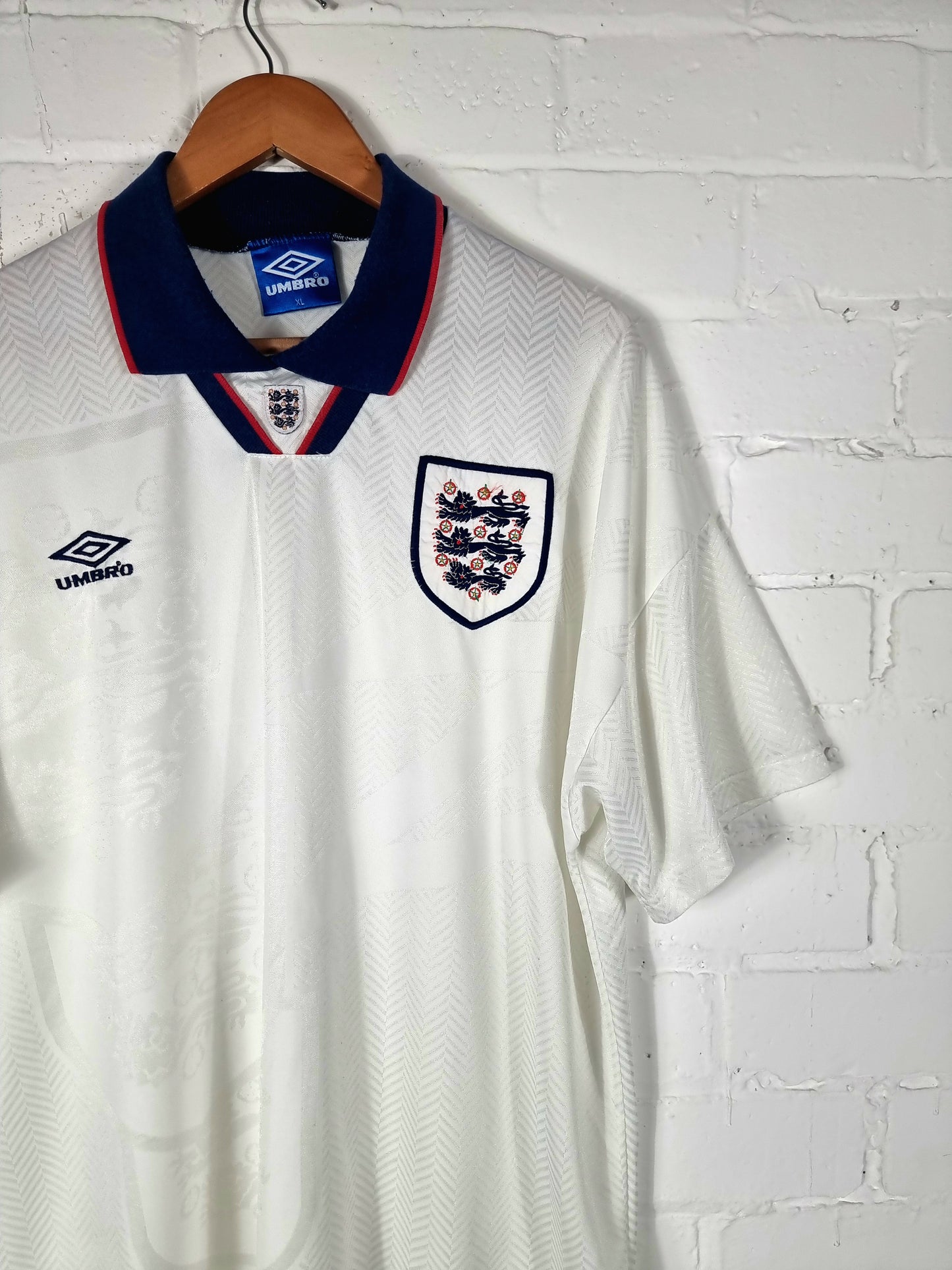 Umbro England 1993/95 Home Shirt XL