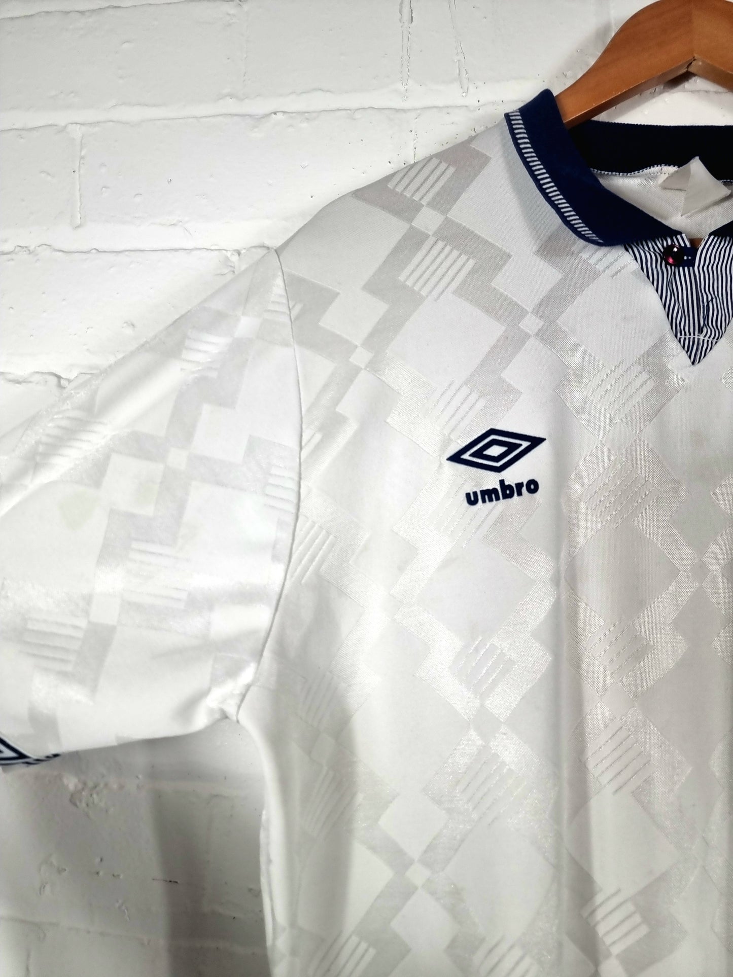 Umbro England 1990/92 '19 (Gascoigne)' Home Shirt Large