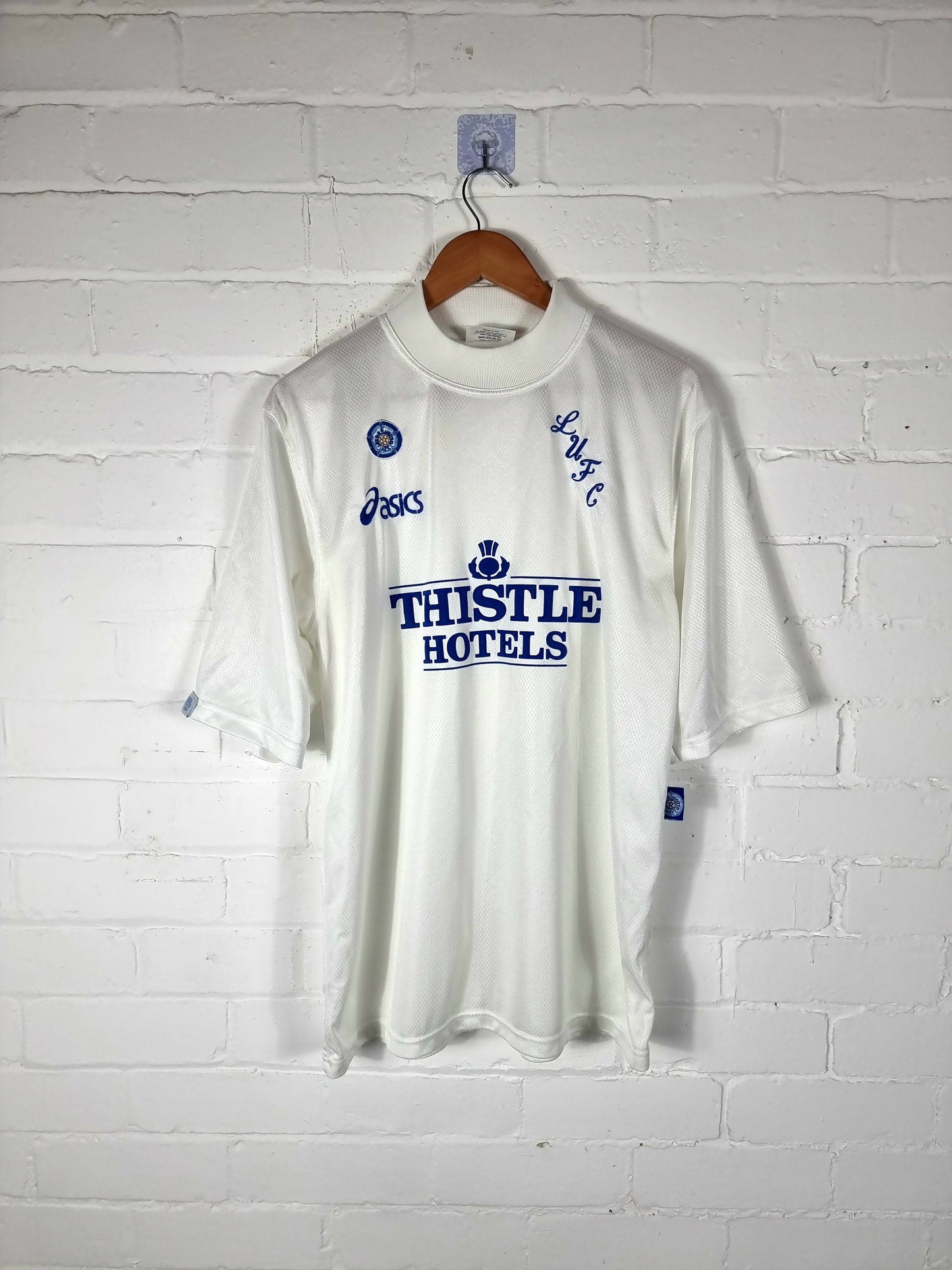 Asics Leeds United 1995/96 Home Shirt Large