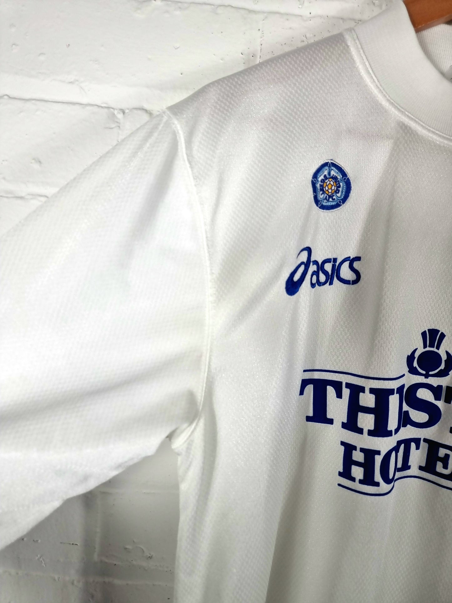 Asics Leeds United 1995/96 Home Shirt Large