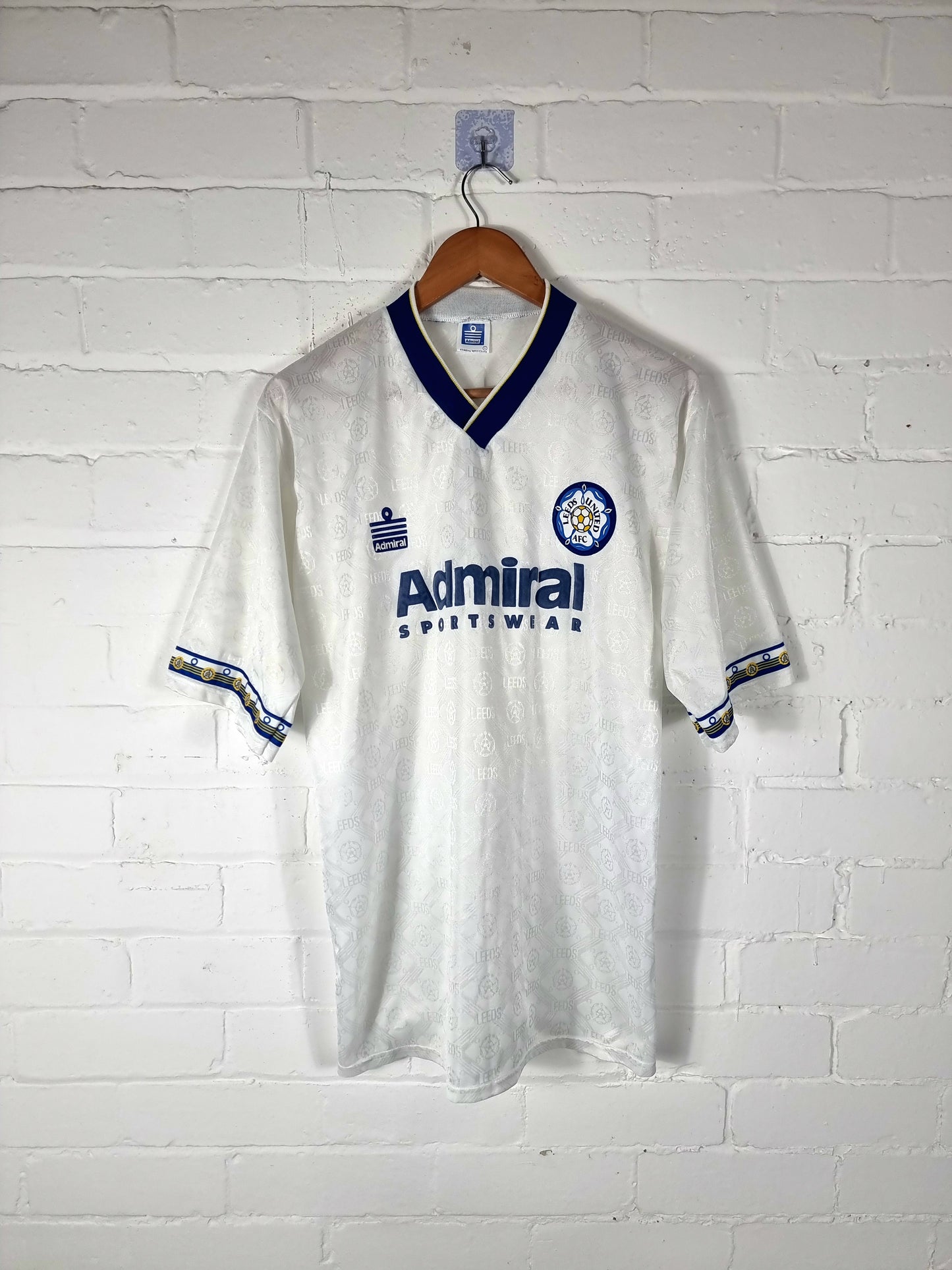Admiral Leeds United 1992/93 Home Shirt Large