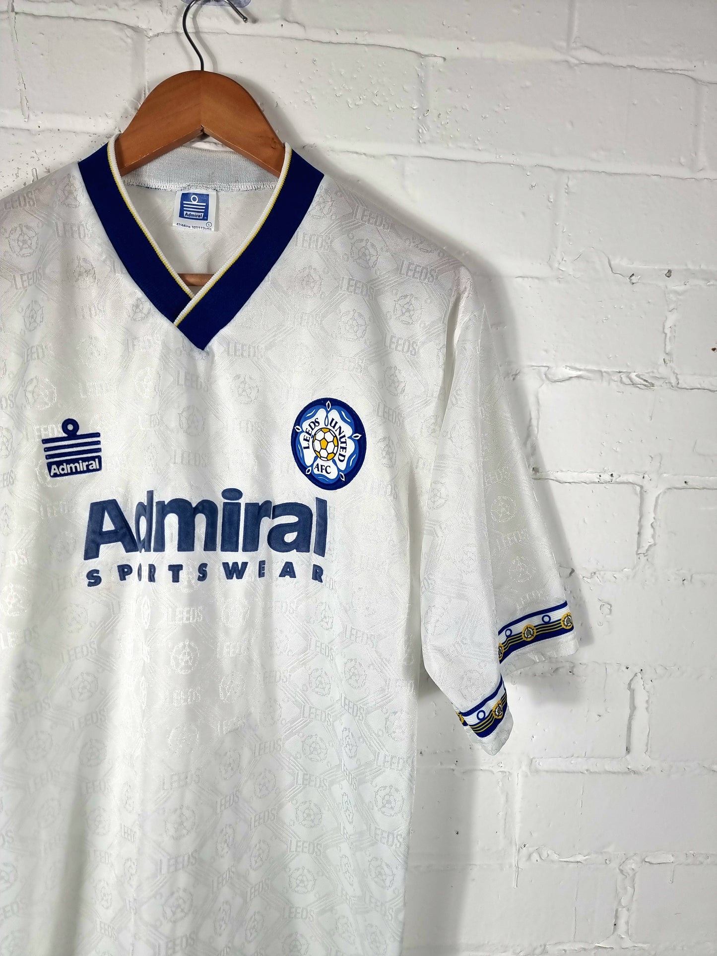 Admiral Leeds United 1992/93 Home Shirt Large