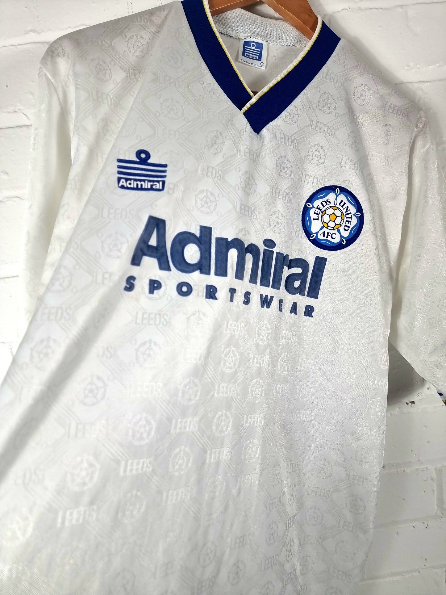 Admiral Leeds United 1992/93 Home Shirt Large