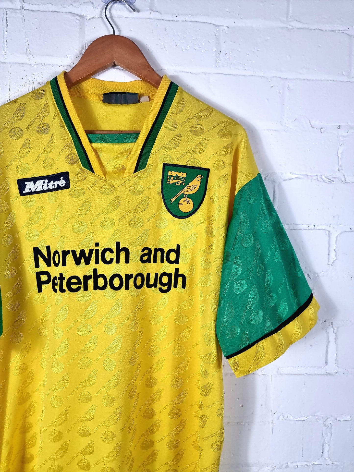 Mitre Norwich City 1996/97 Home Shirt XL