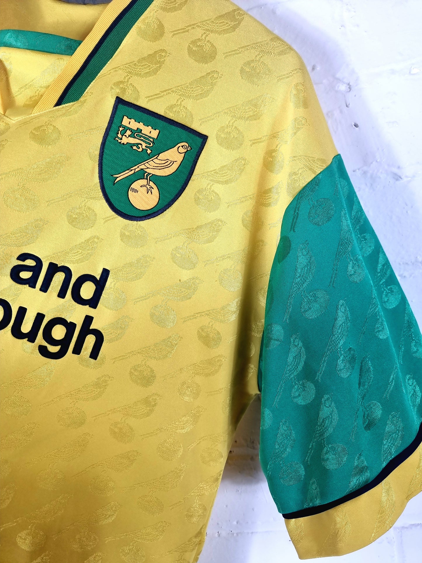 Mitre Norwich City 1996/97 Home Shirt XL