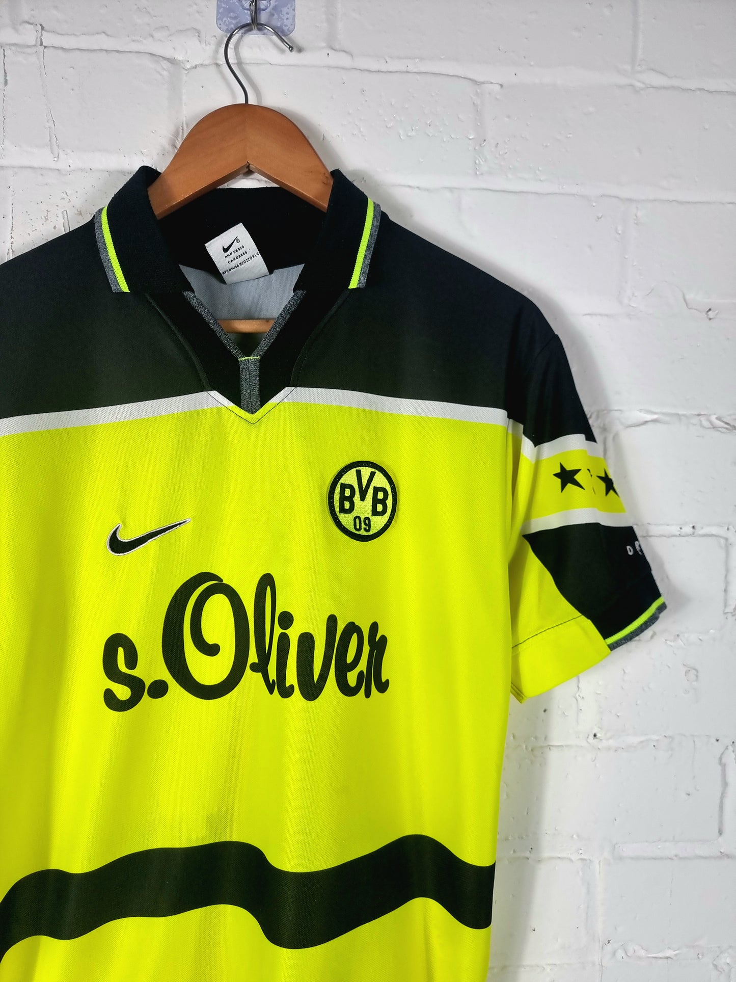 Nike Borussia Dortmund 1997/98 Home Shirt Small