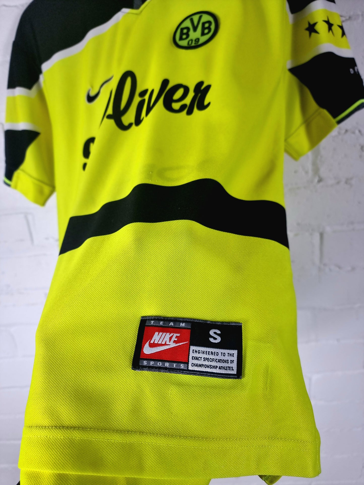 Nike Borussia Dortmund 1997/98 Home Shirt Small