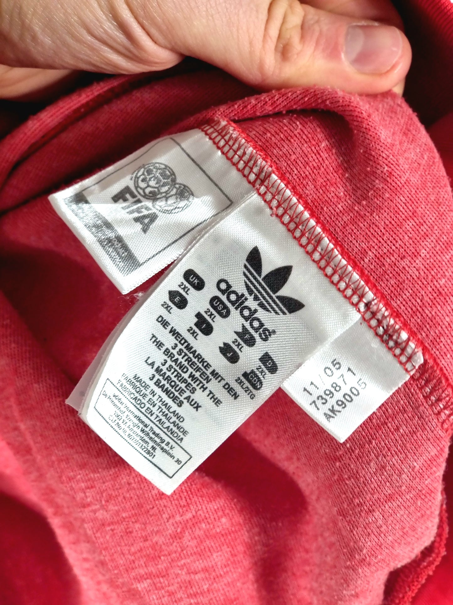 Adidas Originals England 2006 '1974 Reissue' Track Jacket XXL