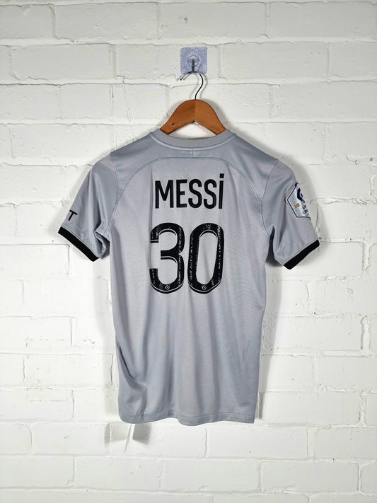 Nike Jordan PSG 2022/23 'Messi 30' Away Shirt Youth Large