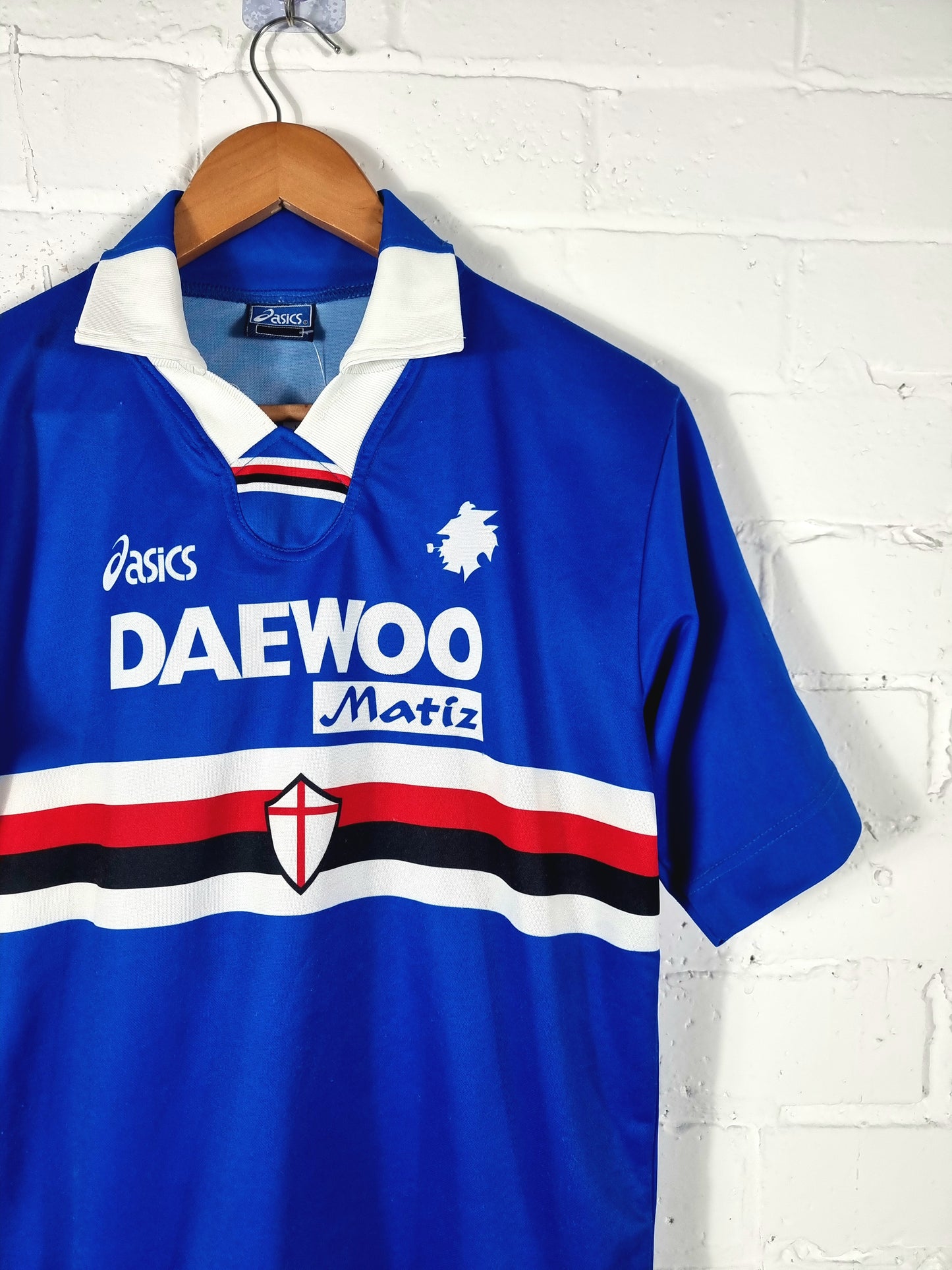 Asics Sampdoria 1998/99 'Montella 9' Home Shirt Youth XL