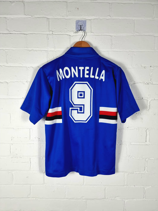 Asics Sampdoria 1998/99 'Montella 9' Home Shirt Youth XL