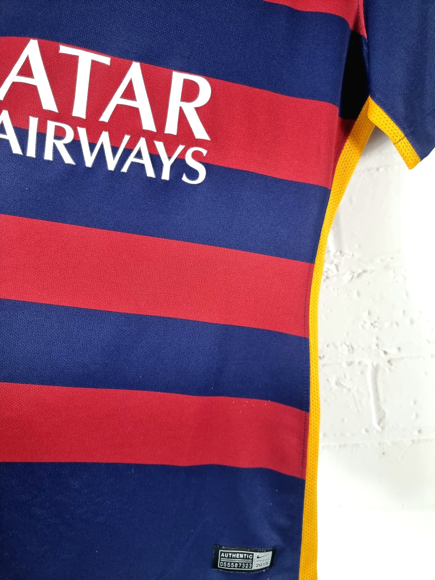 Nike Barcelona 2015/16 'Pique 3' Women's Home Shirt Small