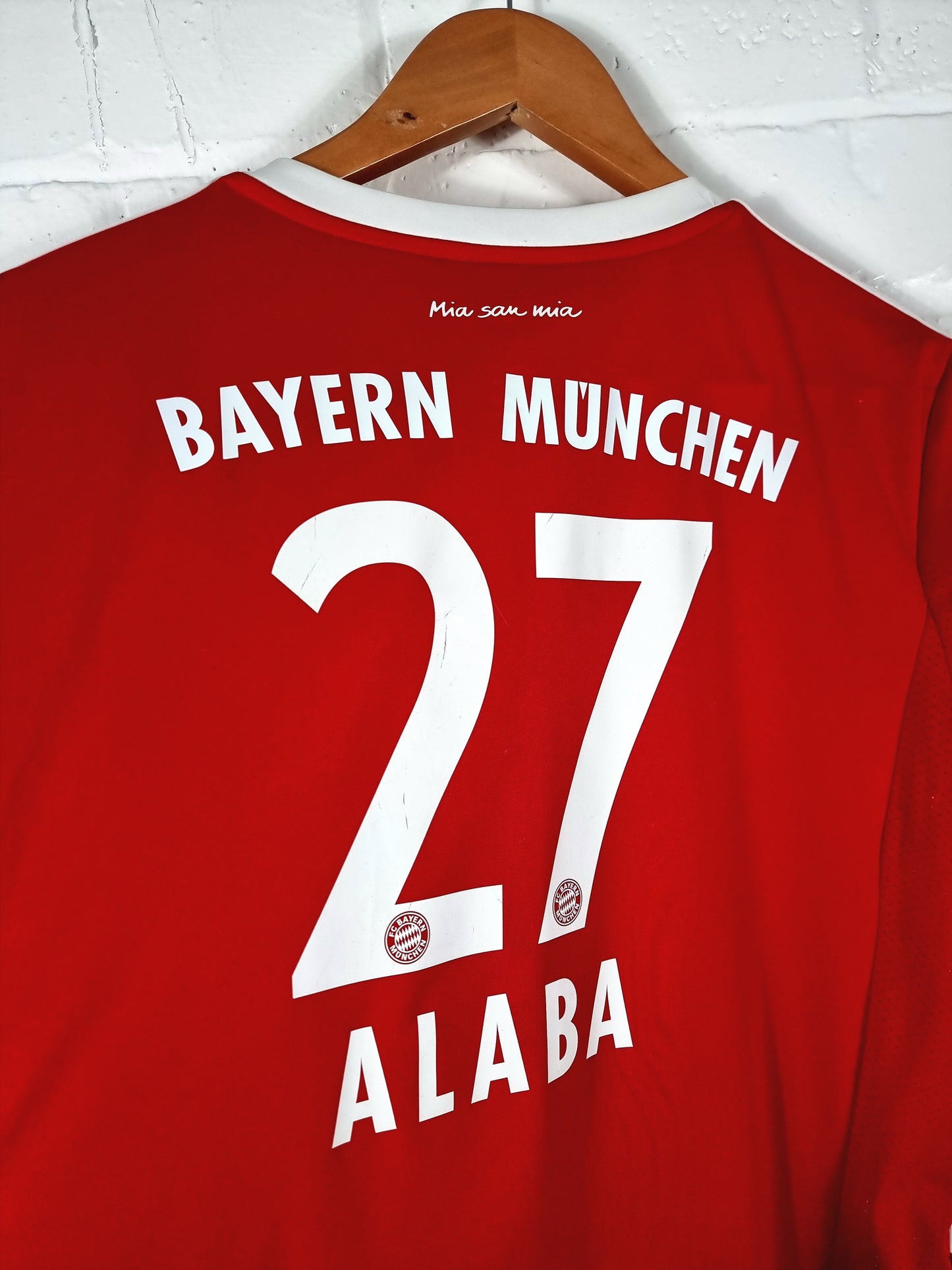 Adidas Bayern Munich 2013/14 'Alaba 27' Women's Home Shirt XL