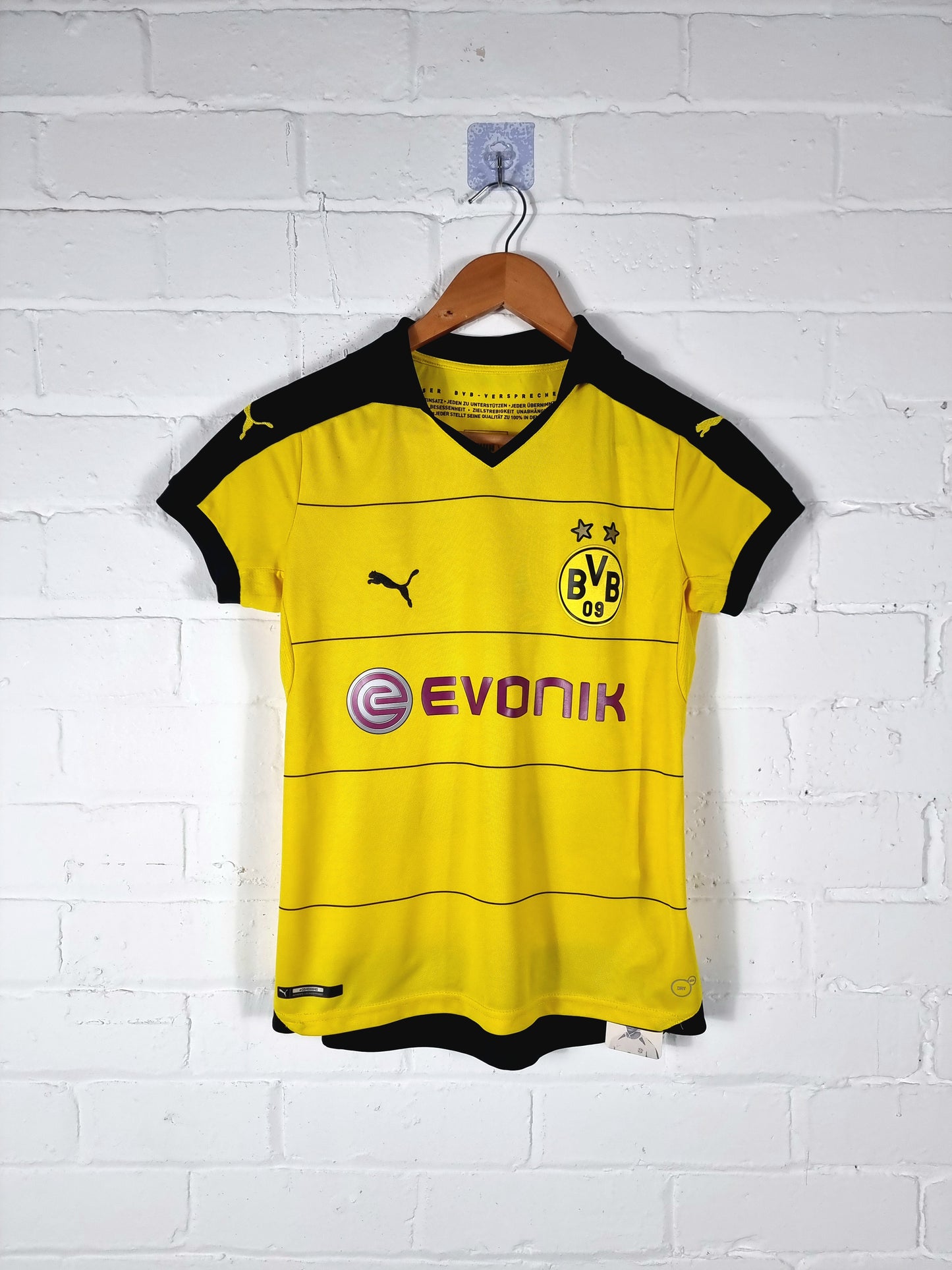 Puma Borussia Dortmund 2015/16 'Aubameyang 17' Women's Home Shirt Small