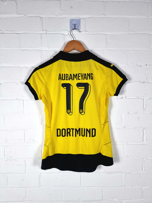 Puma Borussia Dortmund 2015/16 'Aubameyang 17' Women's Home Shirt Small
