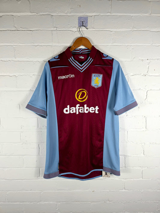 Macron Aston Villa 2013/14 Home Shirt Large