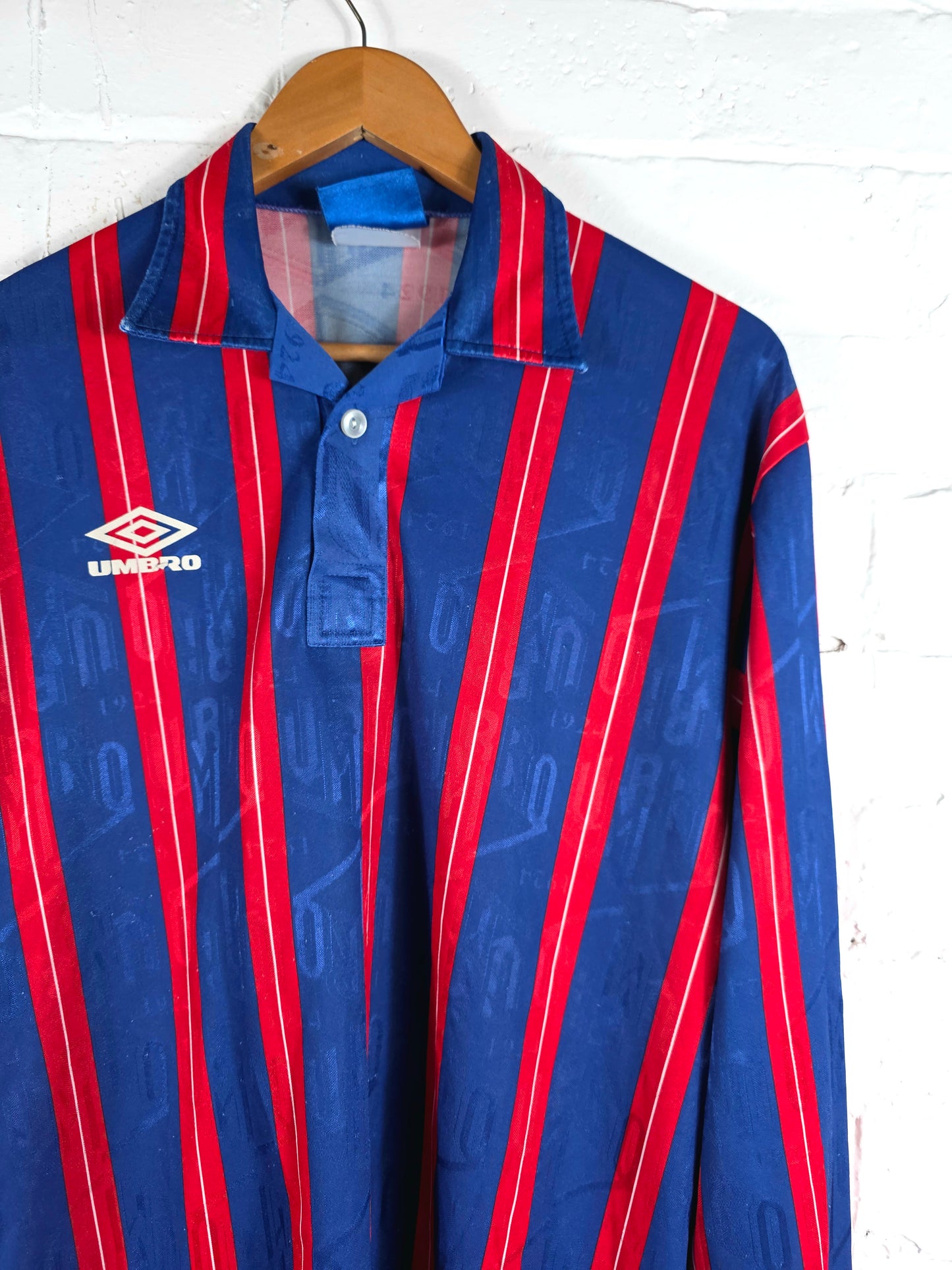 Umbro Vintage 1992/94 Long Sleeve Template Shirt XL