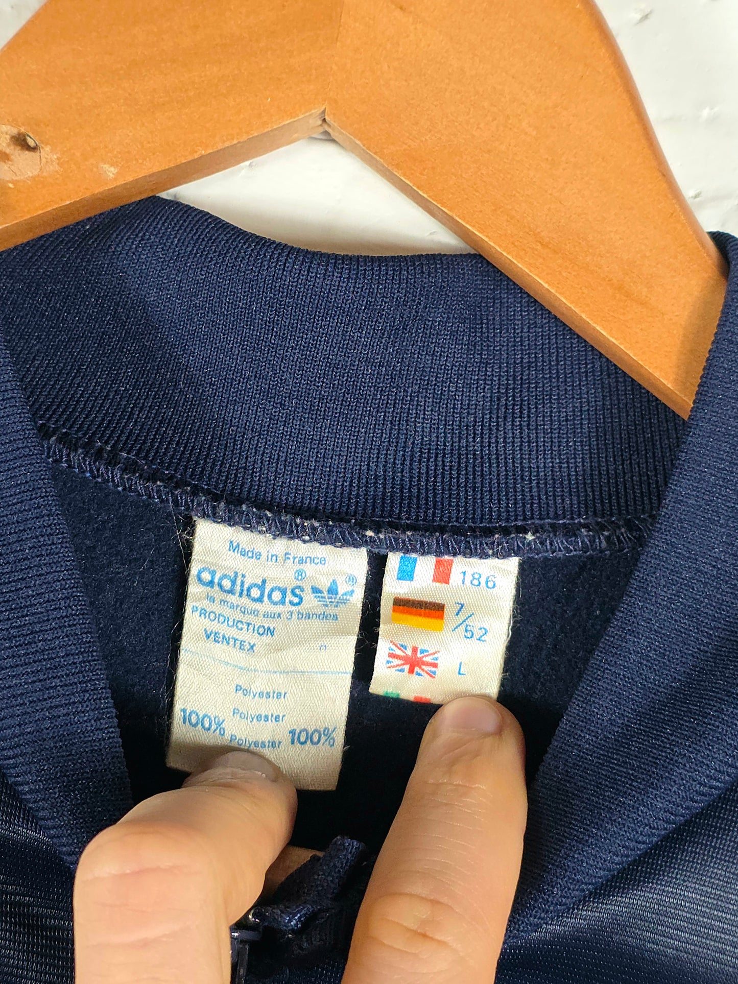 Adidas Ventex 1980s Vintage Handball Track Jacket Large
