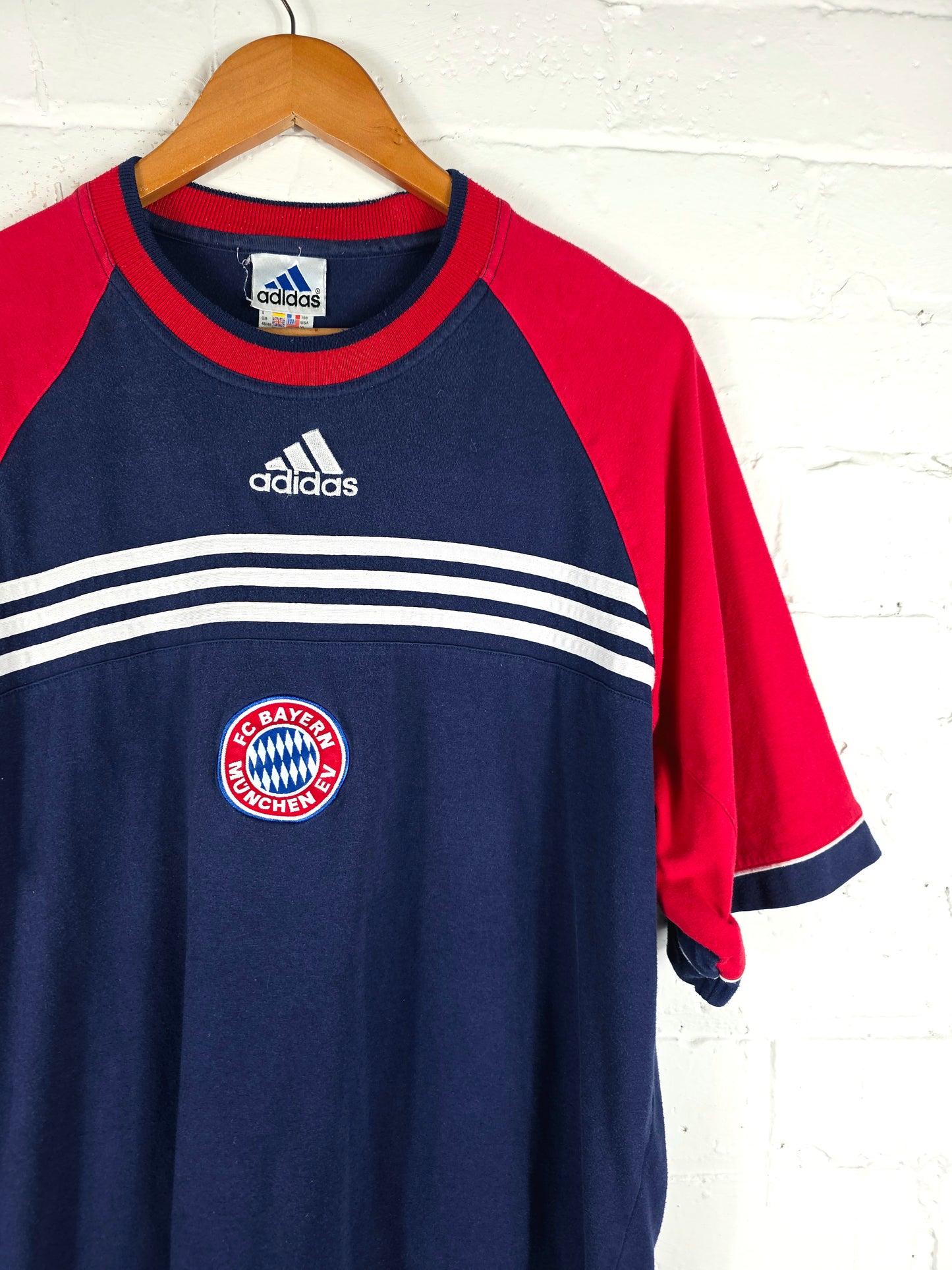 Adidas Bayern Munich 1999/00 Cotton Training T-Shirt XL