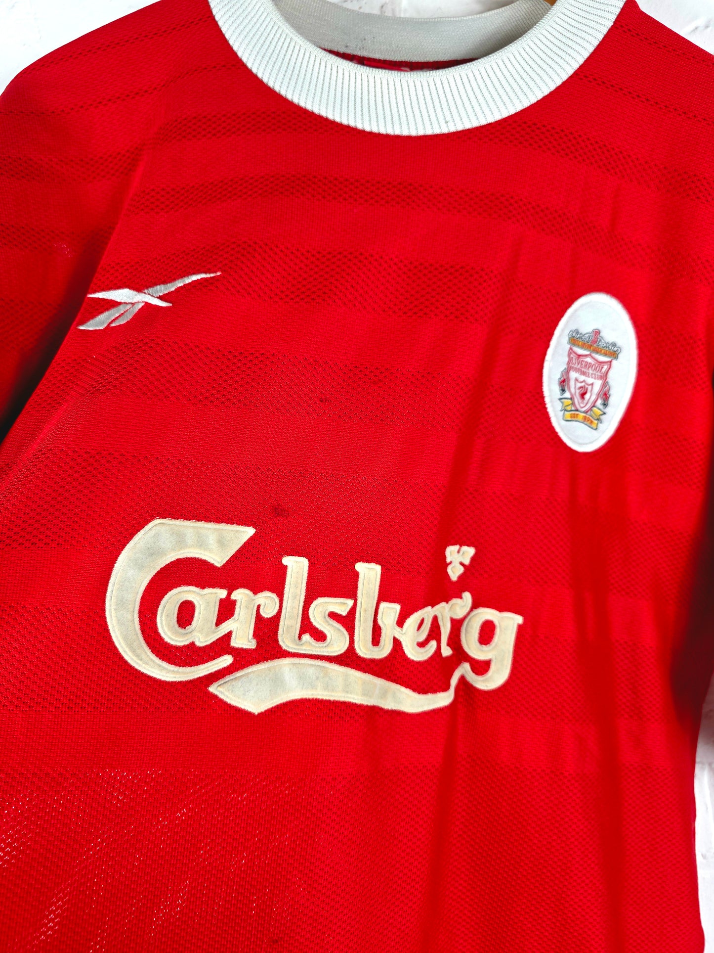 Reebok Liverpool 1998/2000 Home Shirt Large