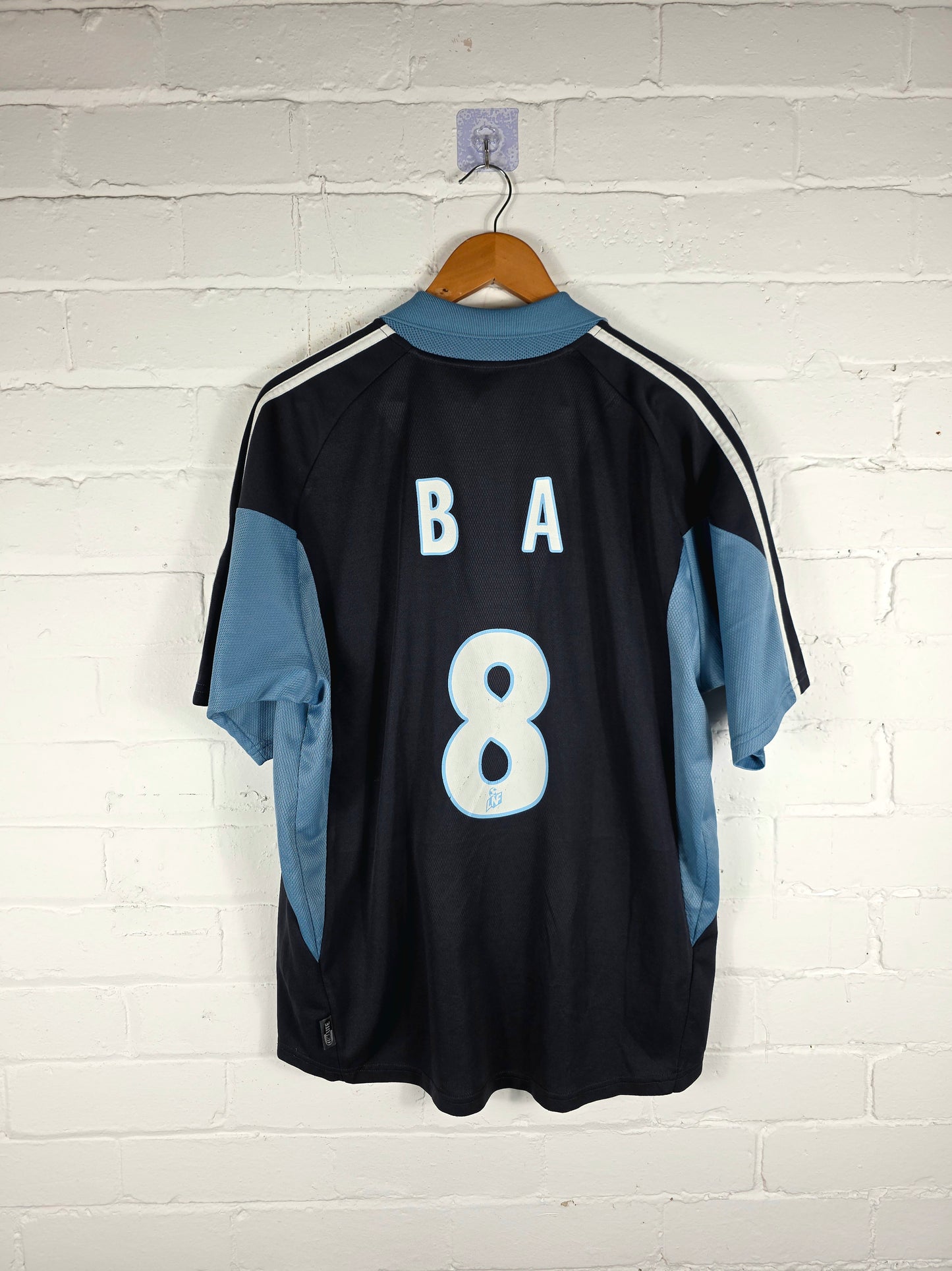 Adidas Marseille 2001/02 'Ba 8' Away Shirt Large