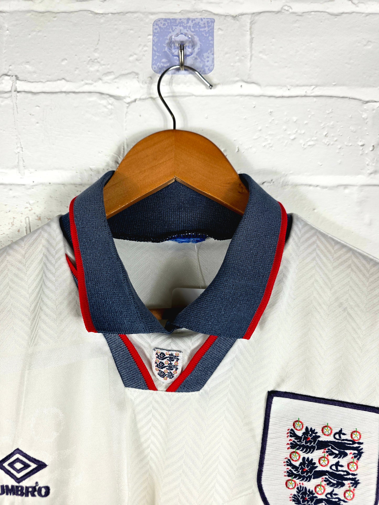 Umbro England 1993/95 Home Shirt Large