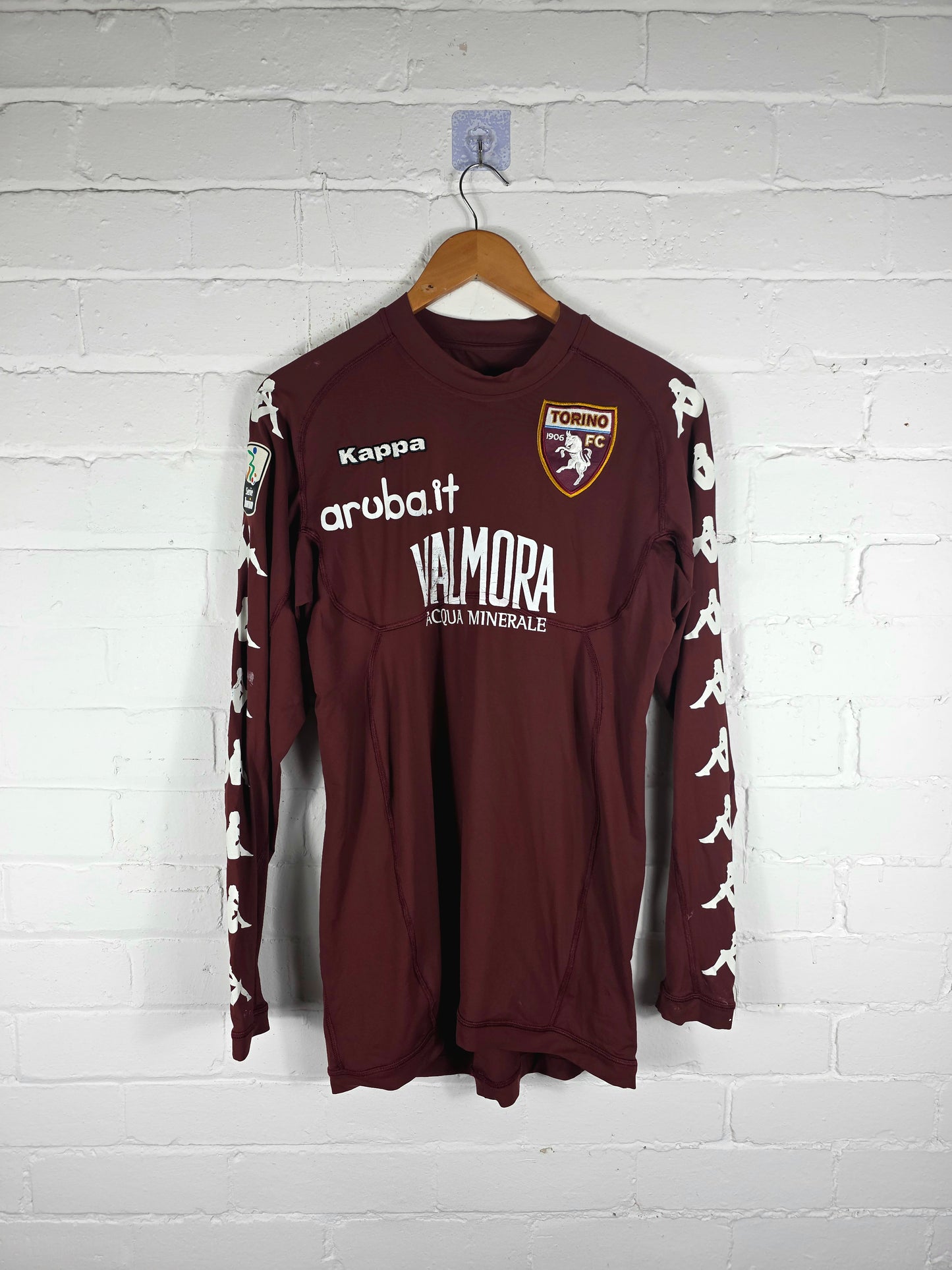 Kappa Torino 2011/12 'Pratali 50' Long Sleeve Player Issue Home Shirt XL