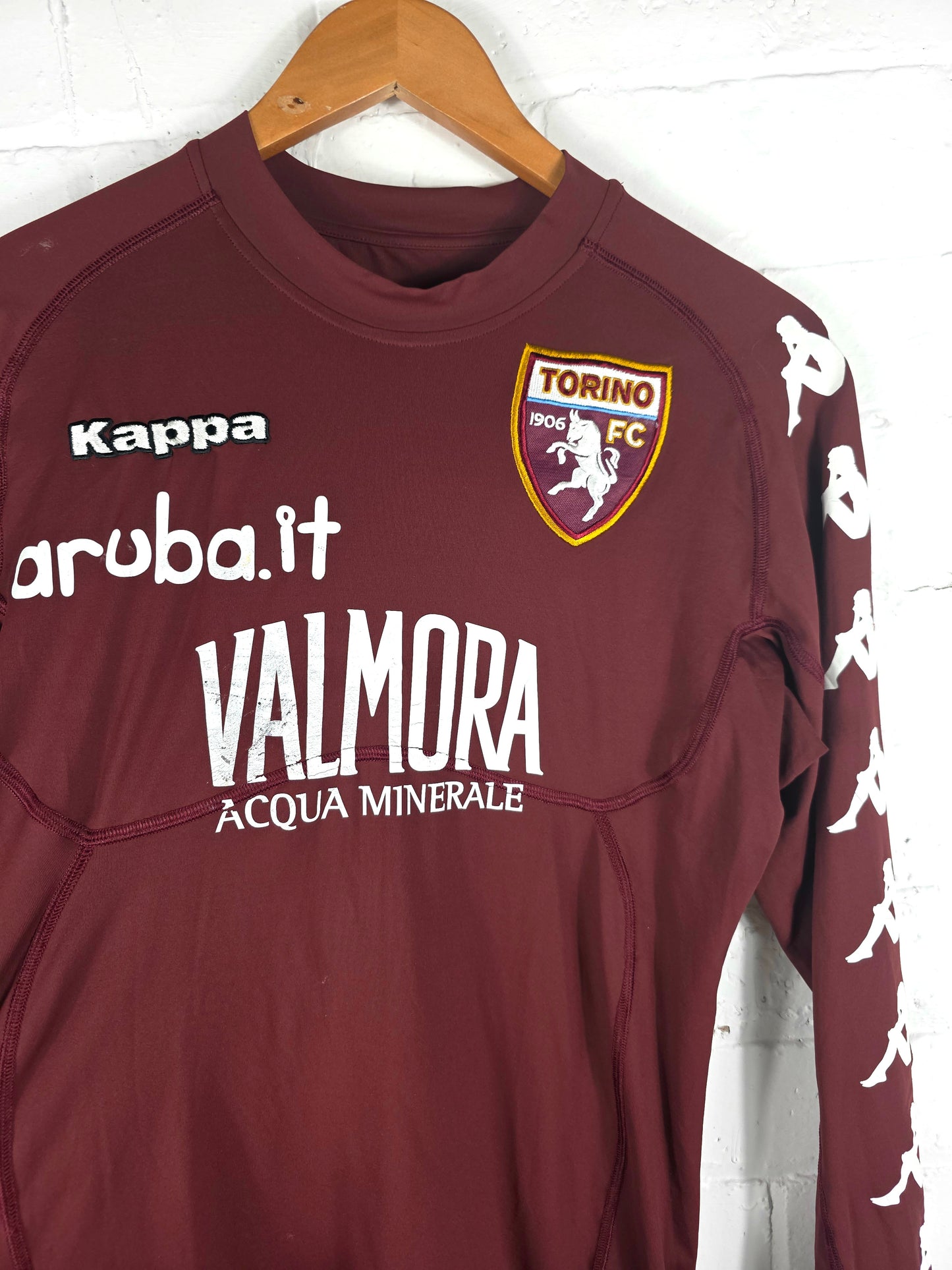 Kappa Torino 2011/12 'Pratali 50' Long Sleeve Player Issue Home Shirt XL