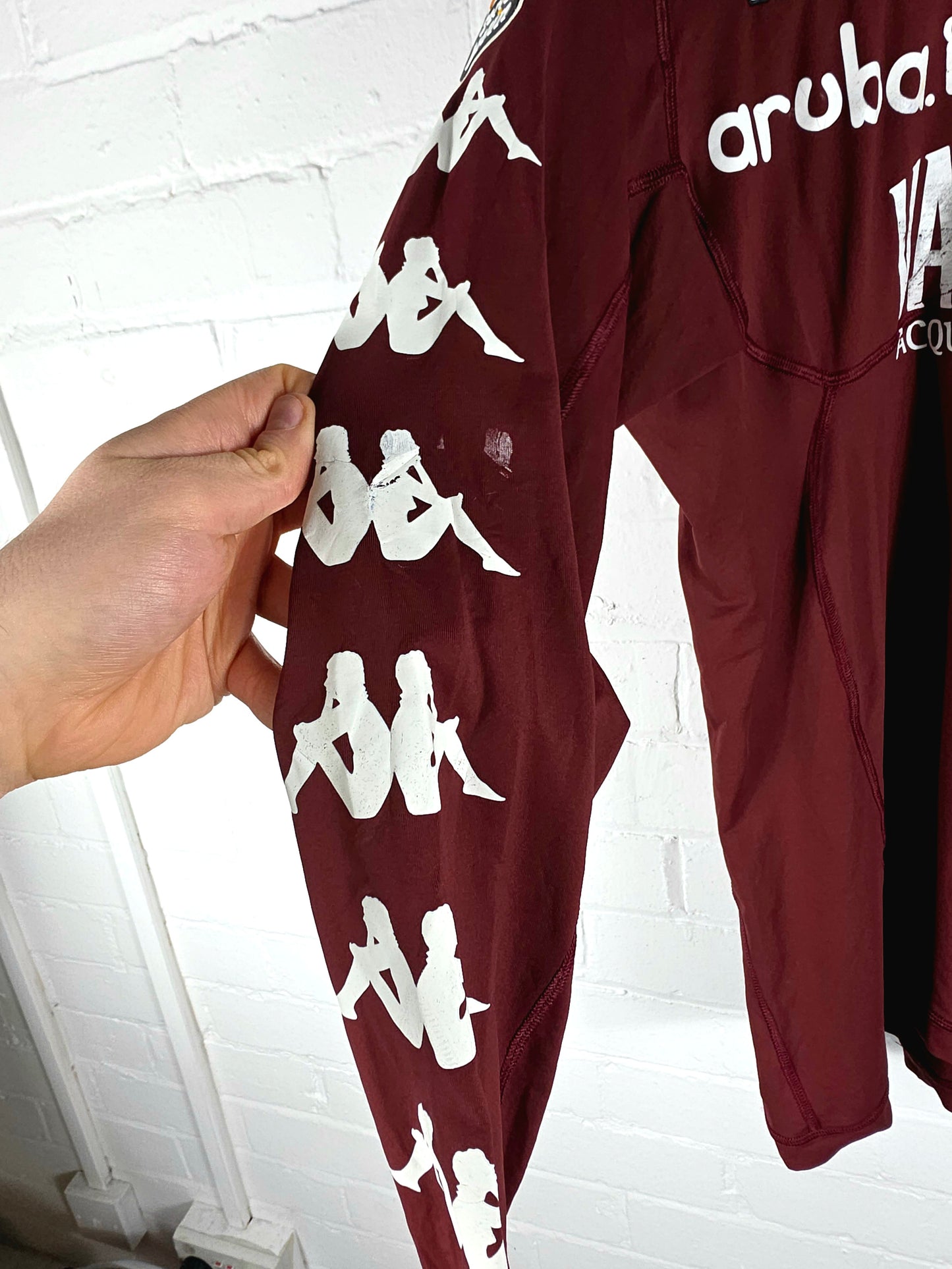 Kappa Torino 2011/12 'Pratali 50' Long Sleeve Player Issue Home Shirt XL