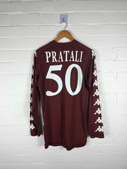 Kappa Torino 2011/12 'Pratali 50' Long Sleeve Player Issue Home Shirt XL