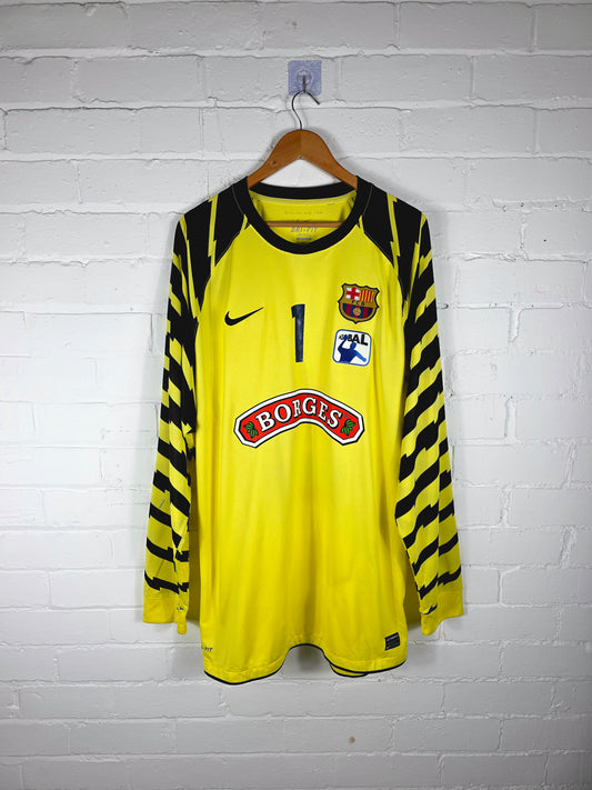 Nike Barcelona 2010/11 'Sjostrand 1' Long Sleeve Match Issue Handball Goalkeeper Shirt XXL