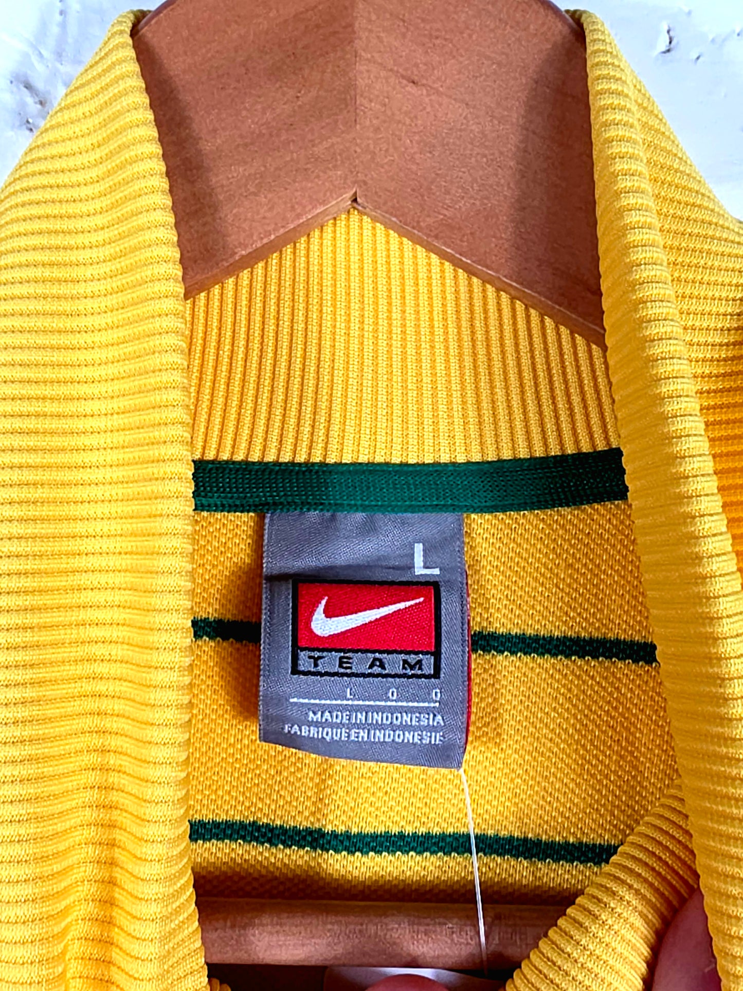 Nike Brazil 2000s Maracana Stadium Track Jacket Large