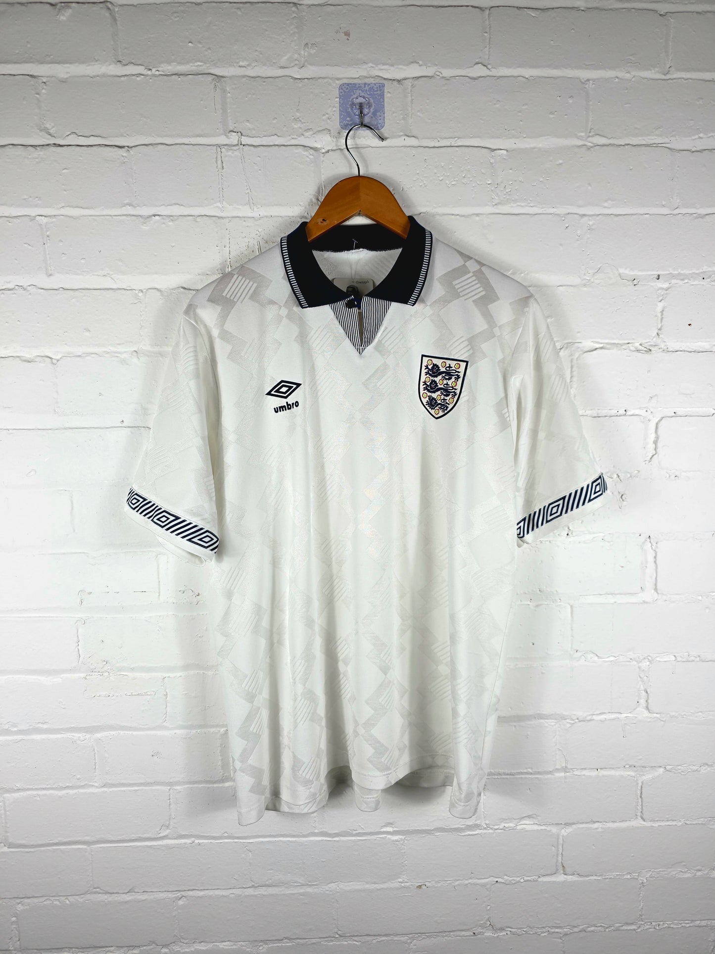 Umbro England 1990/92 Home Shirt Large