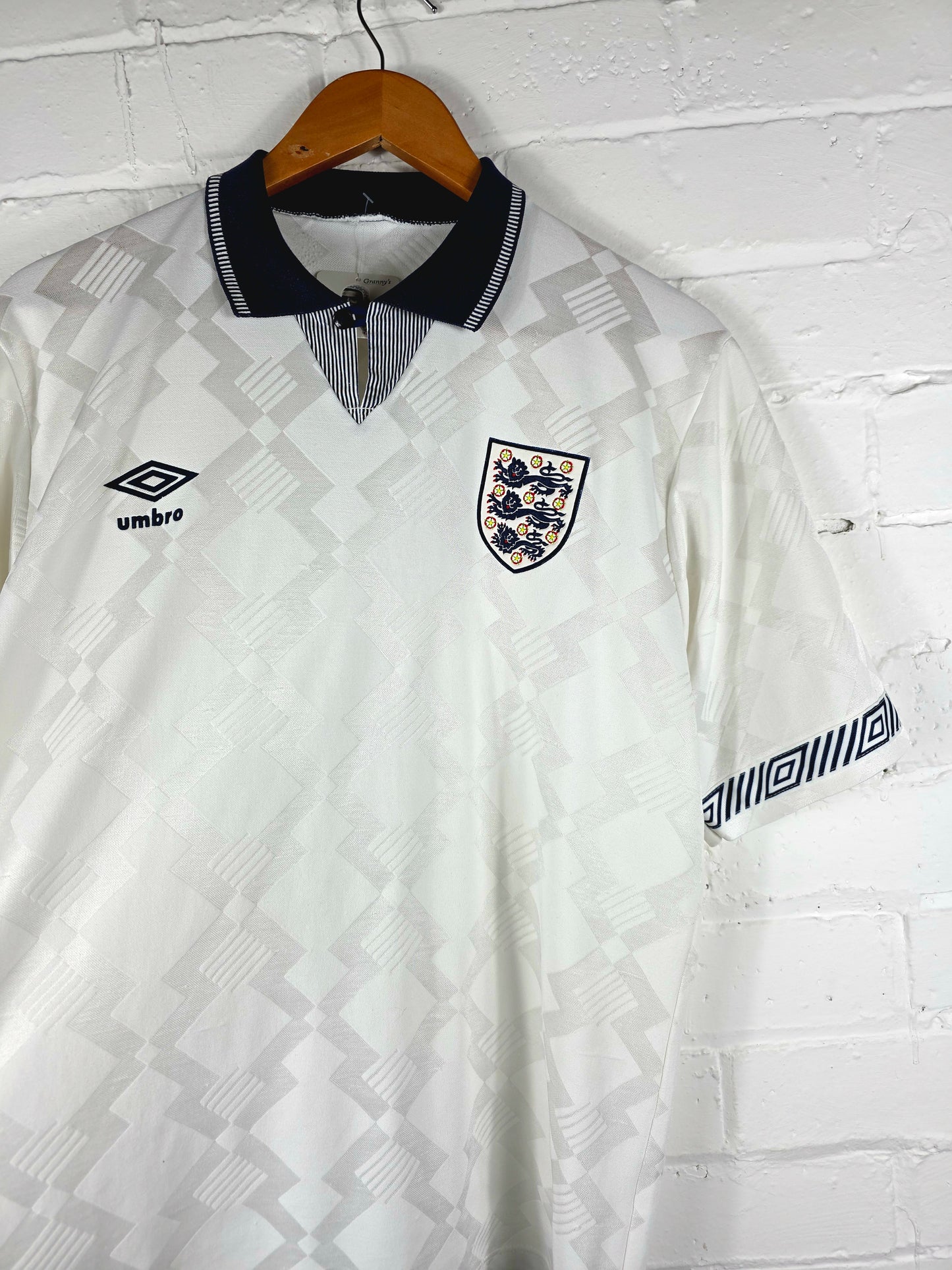 Umbro England 1990/92 Home Shirt Large