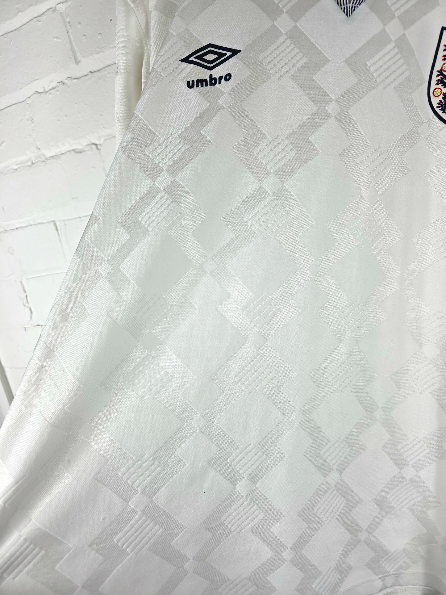 Umbro England 1990/92 Home Shirt Large
