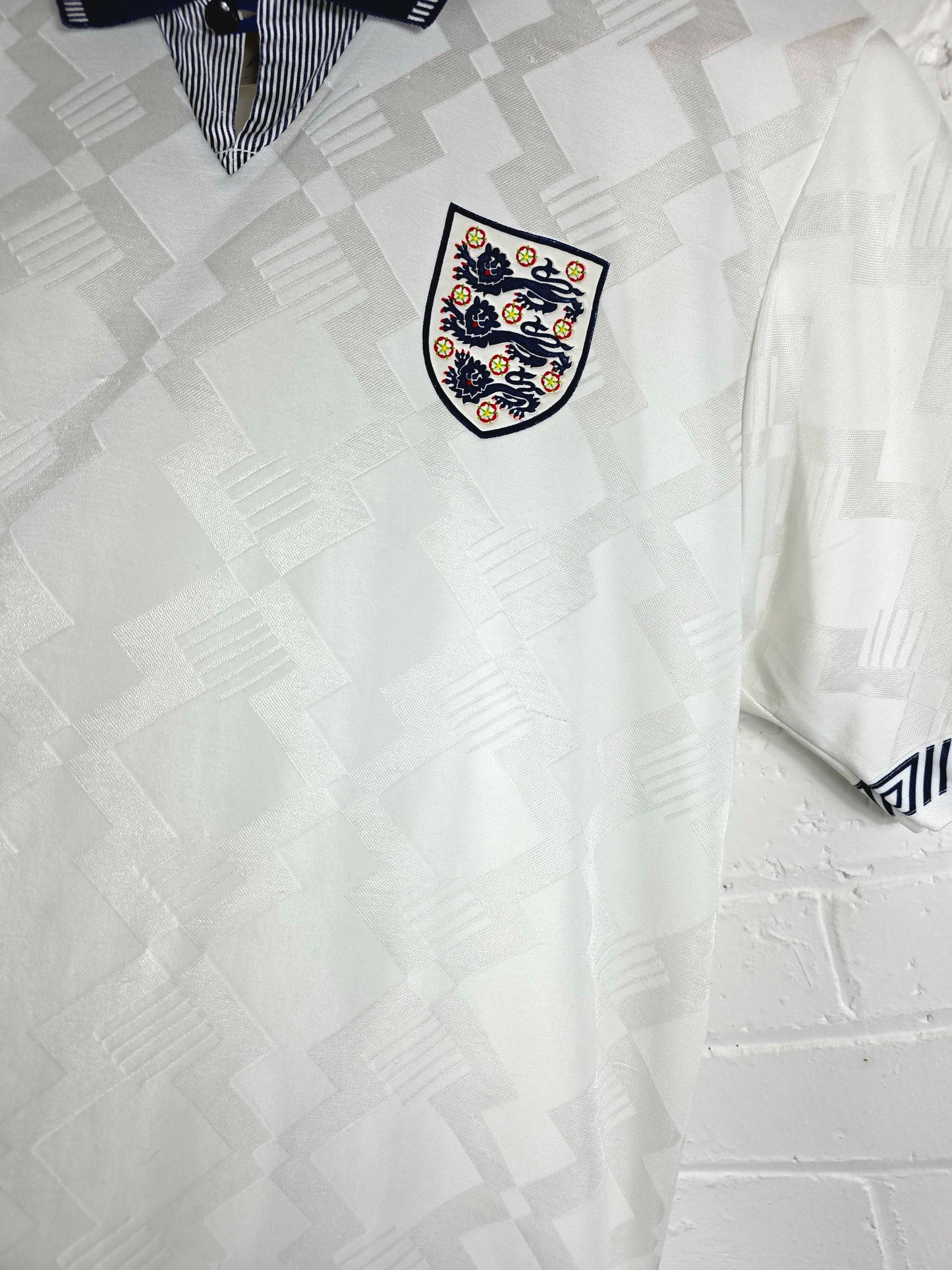 Umbro England 1990/92 Home Shirt Large