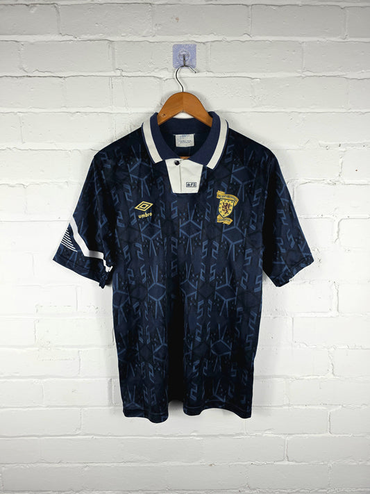 Umbro Scotland 1991/94 Home Shirt Large