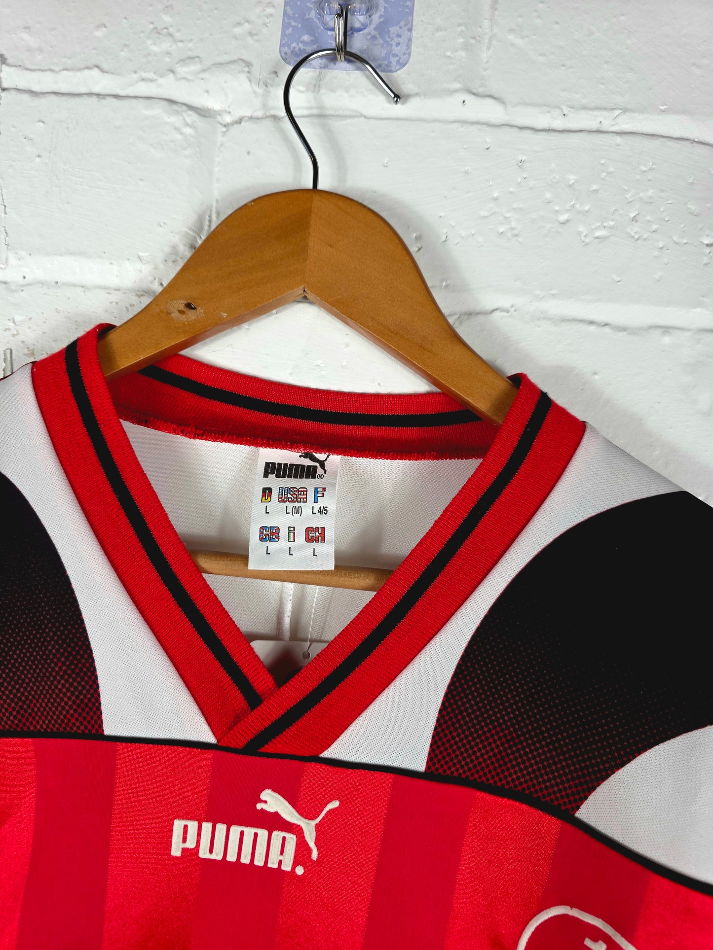 Puma FC Nurnberg 1995/96 Long Sleeve Home Shirt Large