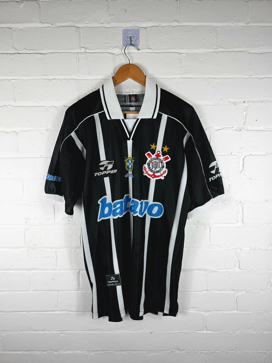 Topper Corinthians 1999 '7 (Marcelinho Carioca)' Away Shirt Large