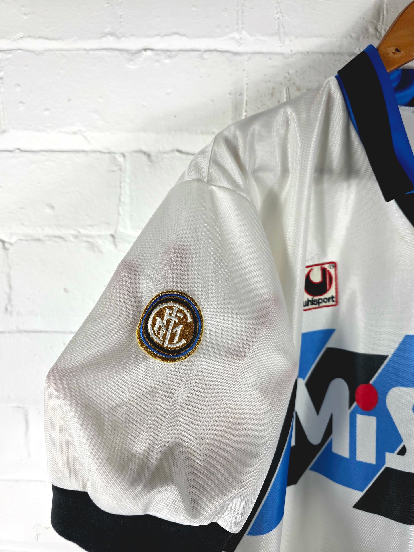 Uhlsport Inter Milan 1989/90 Match Issue Away Shirt XL