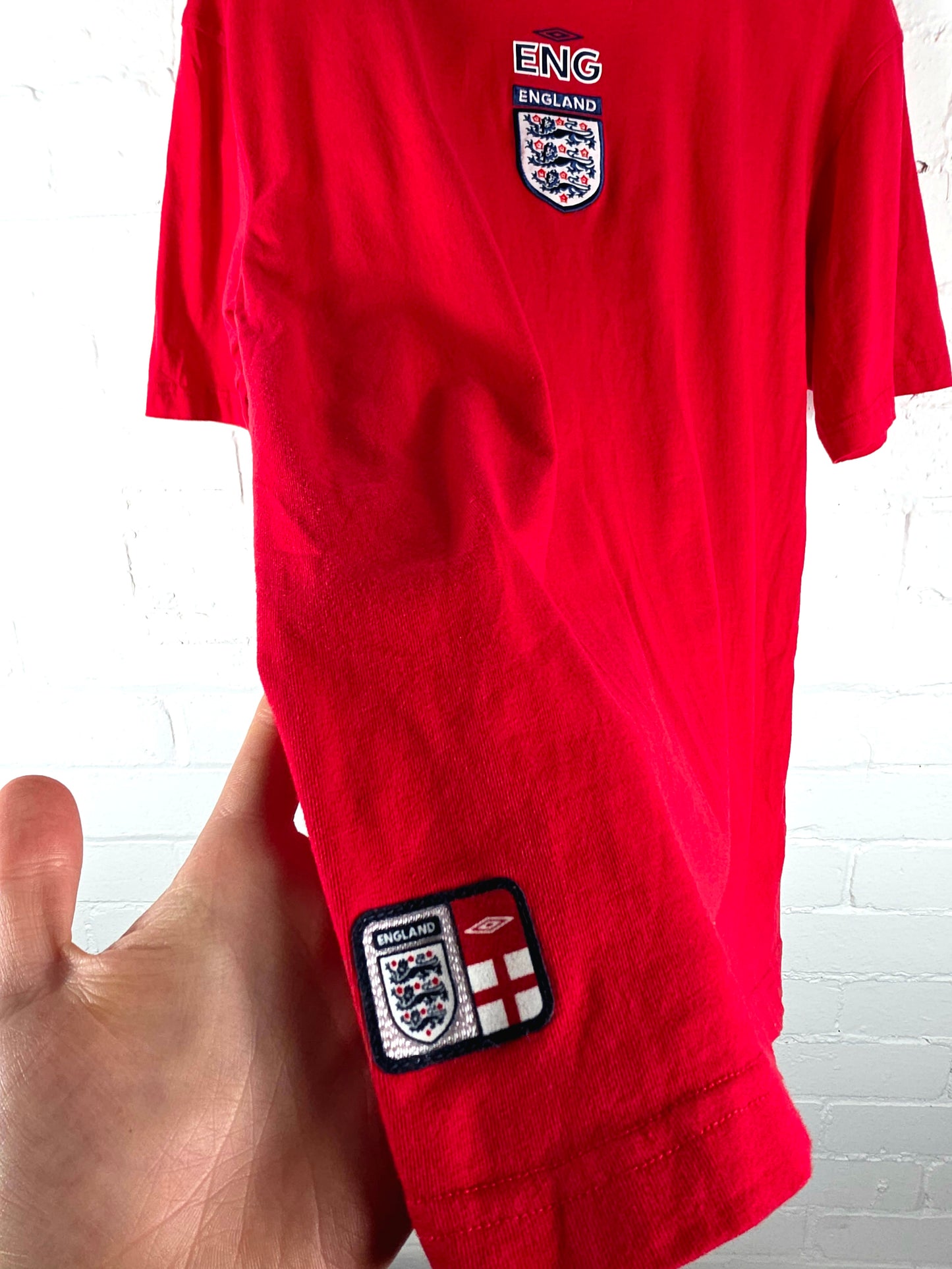 Umbro England 2002/04 Cotton Training T-Shirt XL