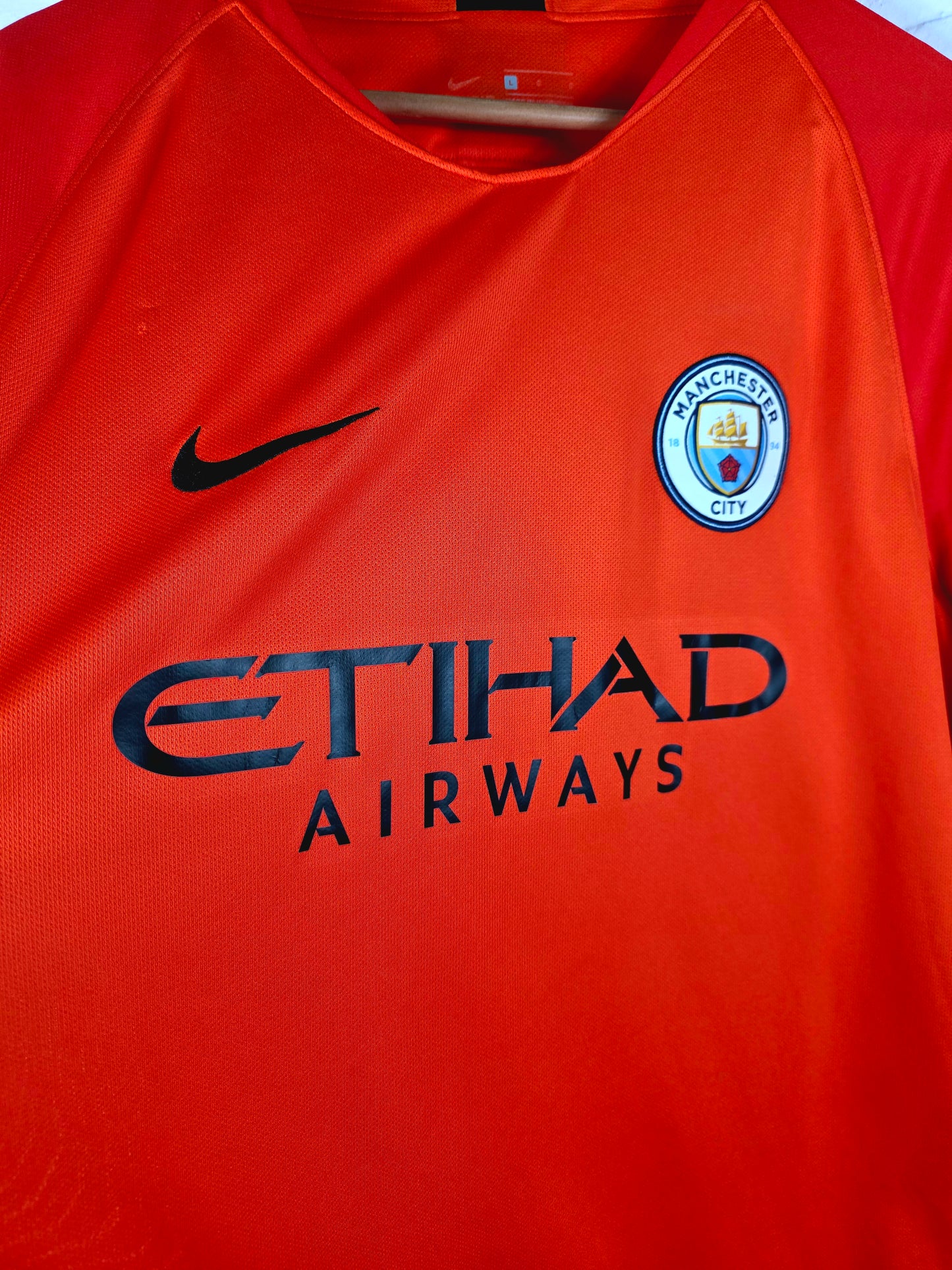Nike Manchester City 2018/19 Long Sleeve Goalkeeper Shirt Large