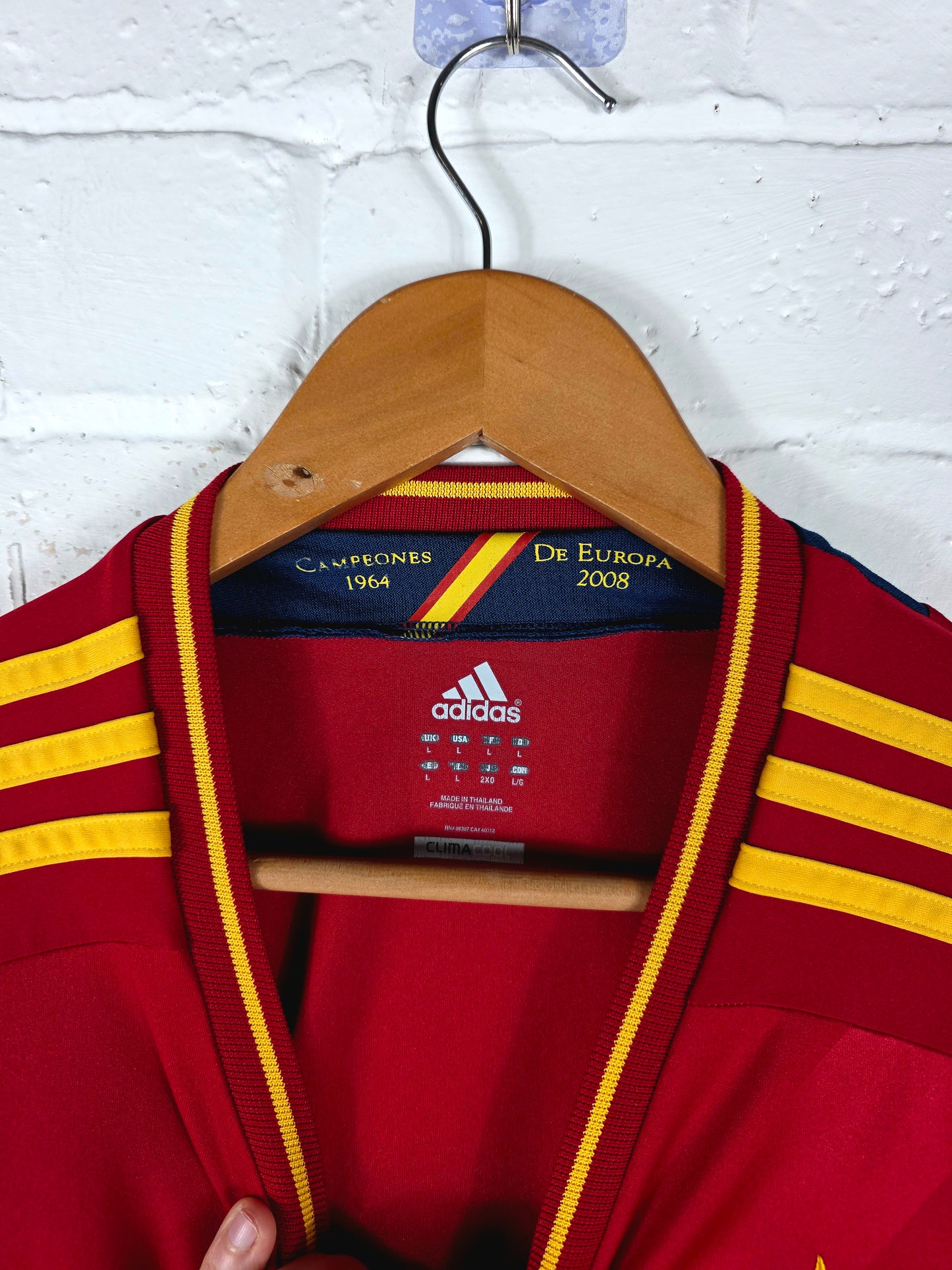 Adidas Spain 2012/13 Home Shirt Large