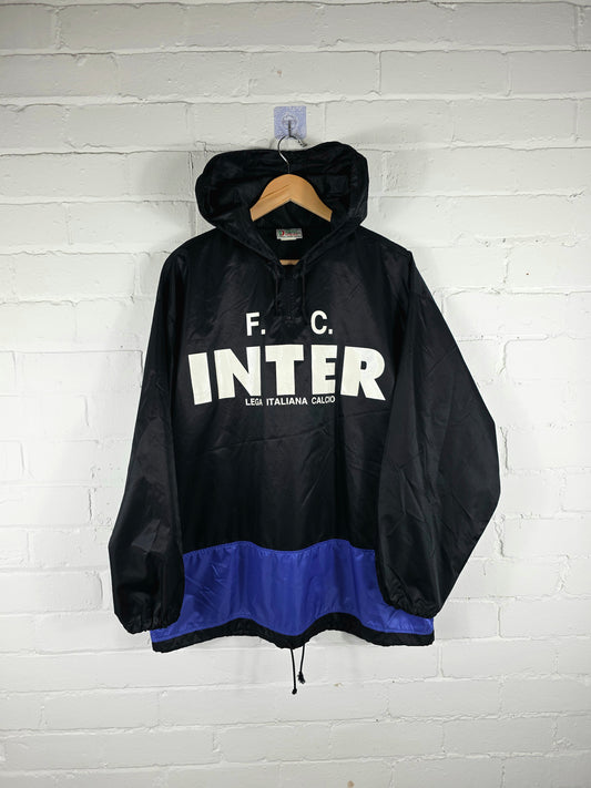 Kappa Inter Milan 1993 Lega Italiana Calcio Graphic Print Windbreaker Jacket Large